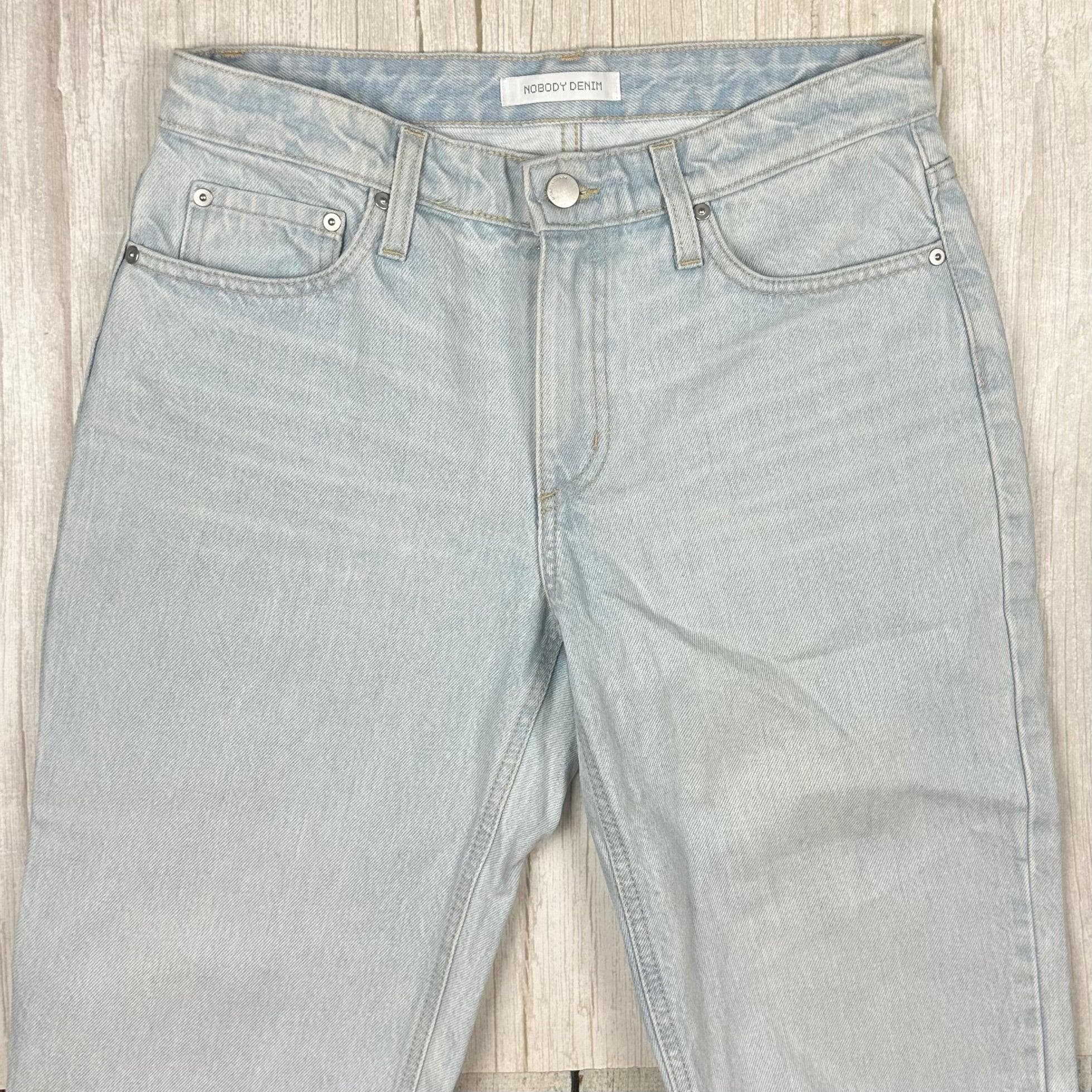NOBODY 'Phoebe' Low Straight Jean in Dreamy Blue Wash Size 26 — photo 3 of 7
