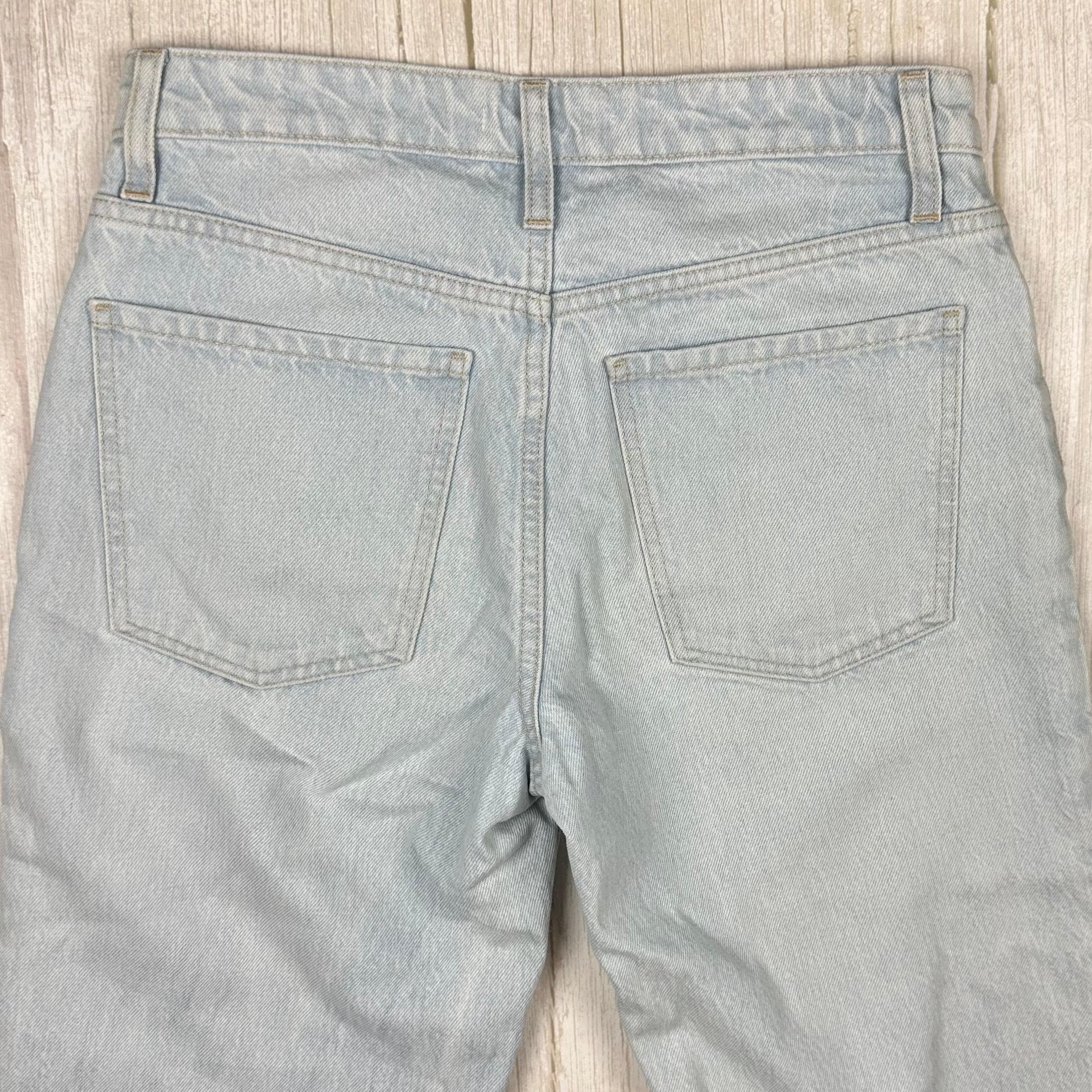 NOBODY 'Phoebe' Low Straight Jean in Dreamy Blue Wash Size 26 — photo 4 of 7
