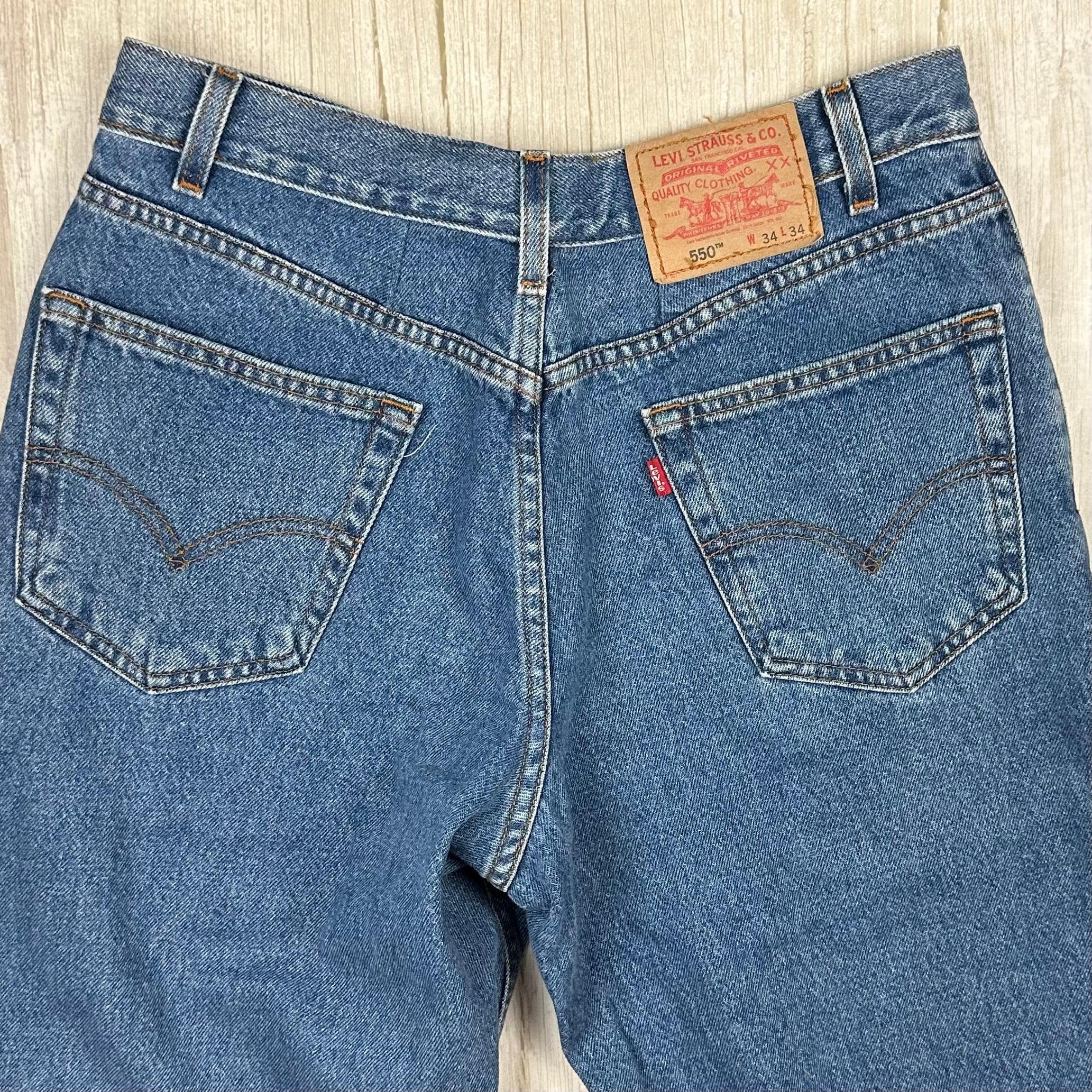 Levis 550 Reworked Vintage 90’s Jeans - Suit Size 10/11 — photo 4 of 7