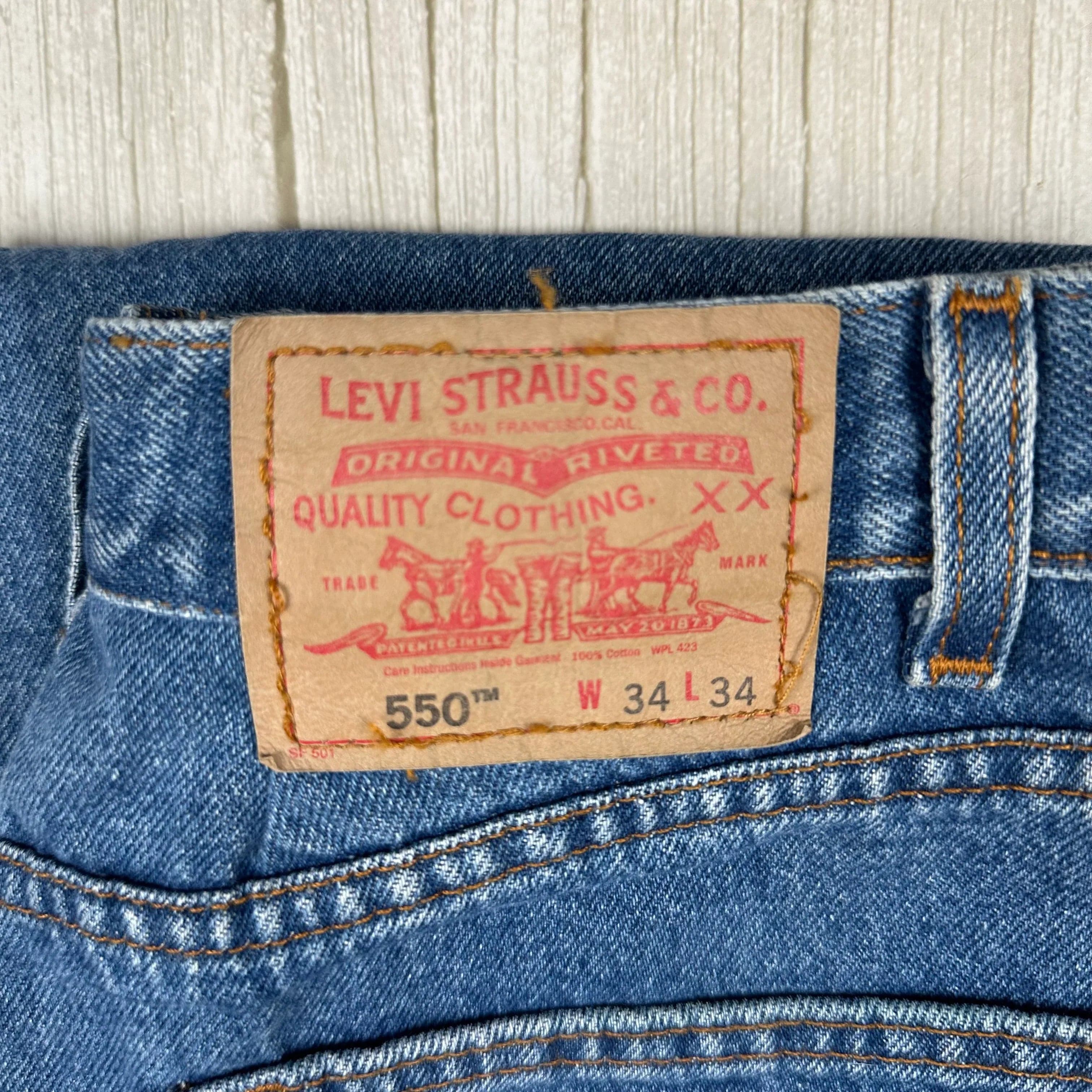 Levis 550 Reworked Vintage 90’s Jeans - Suit Size 10/11 — photo 5 of 7