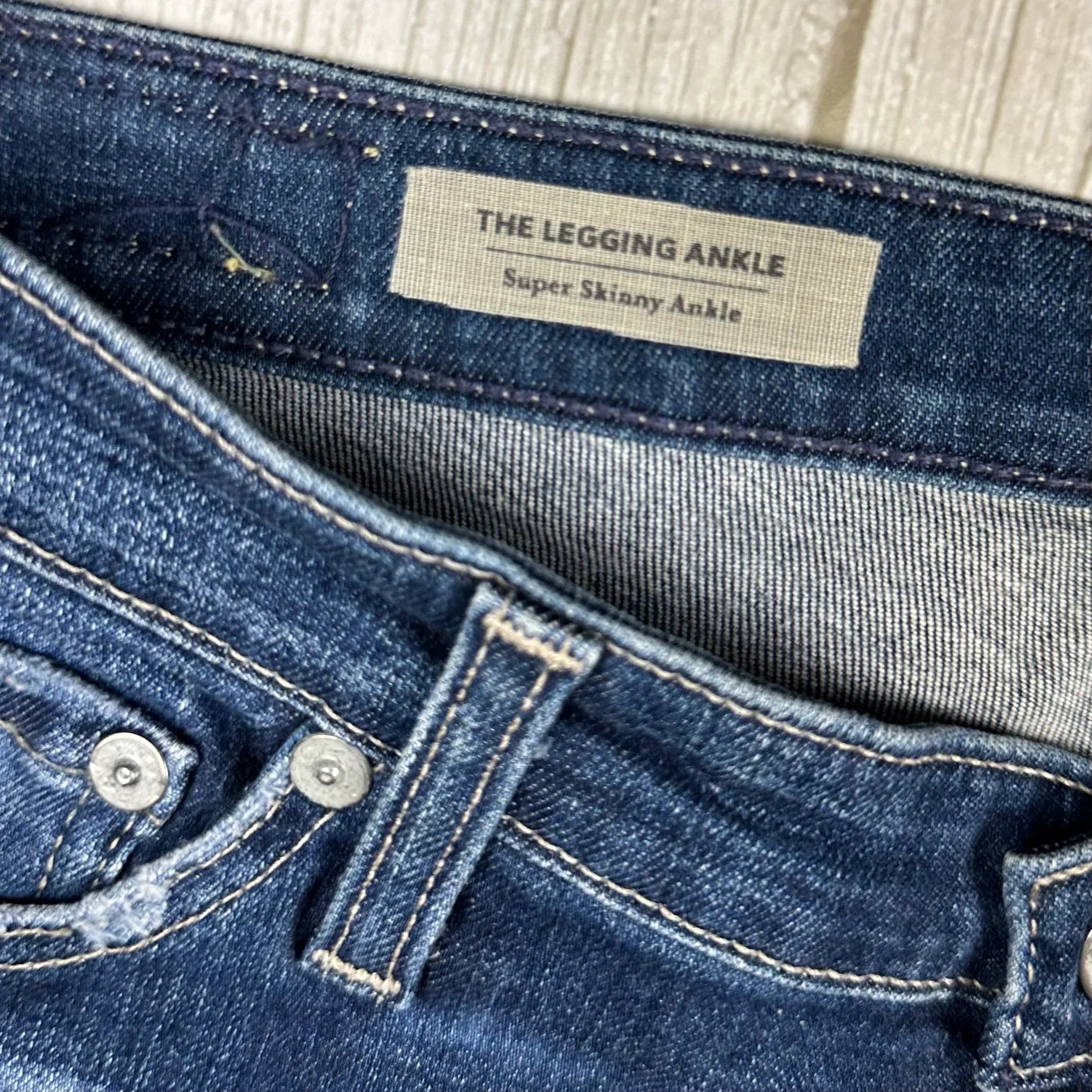 Adriano Goldschmied 'The Legging Ankle' Skinny Jeans- Size 28R — photo 6 of 9
