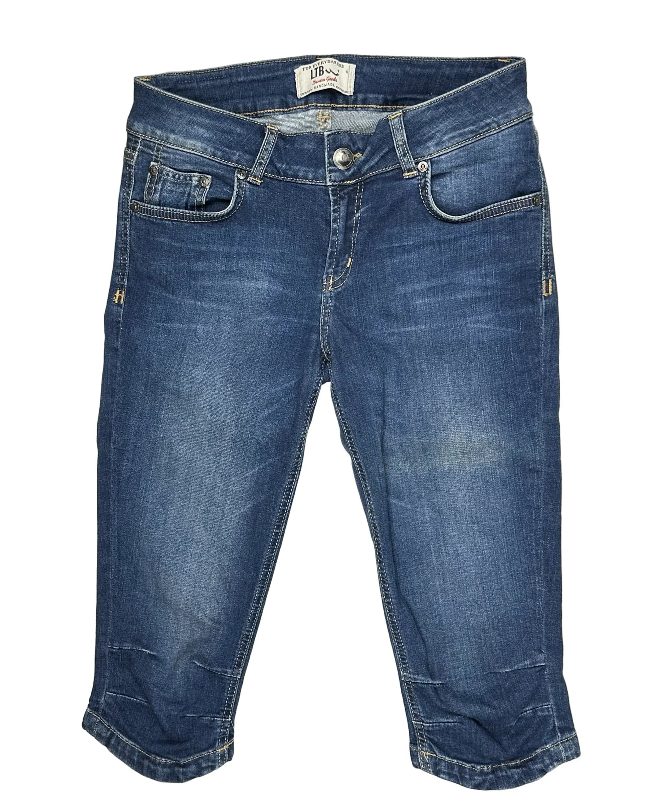 LTB Low Rise 'Cycle X' Skinny Capri Denim Shorts- Size 28 — photo 1 of 5