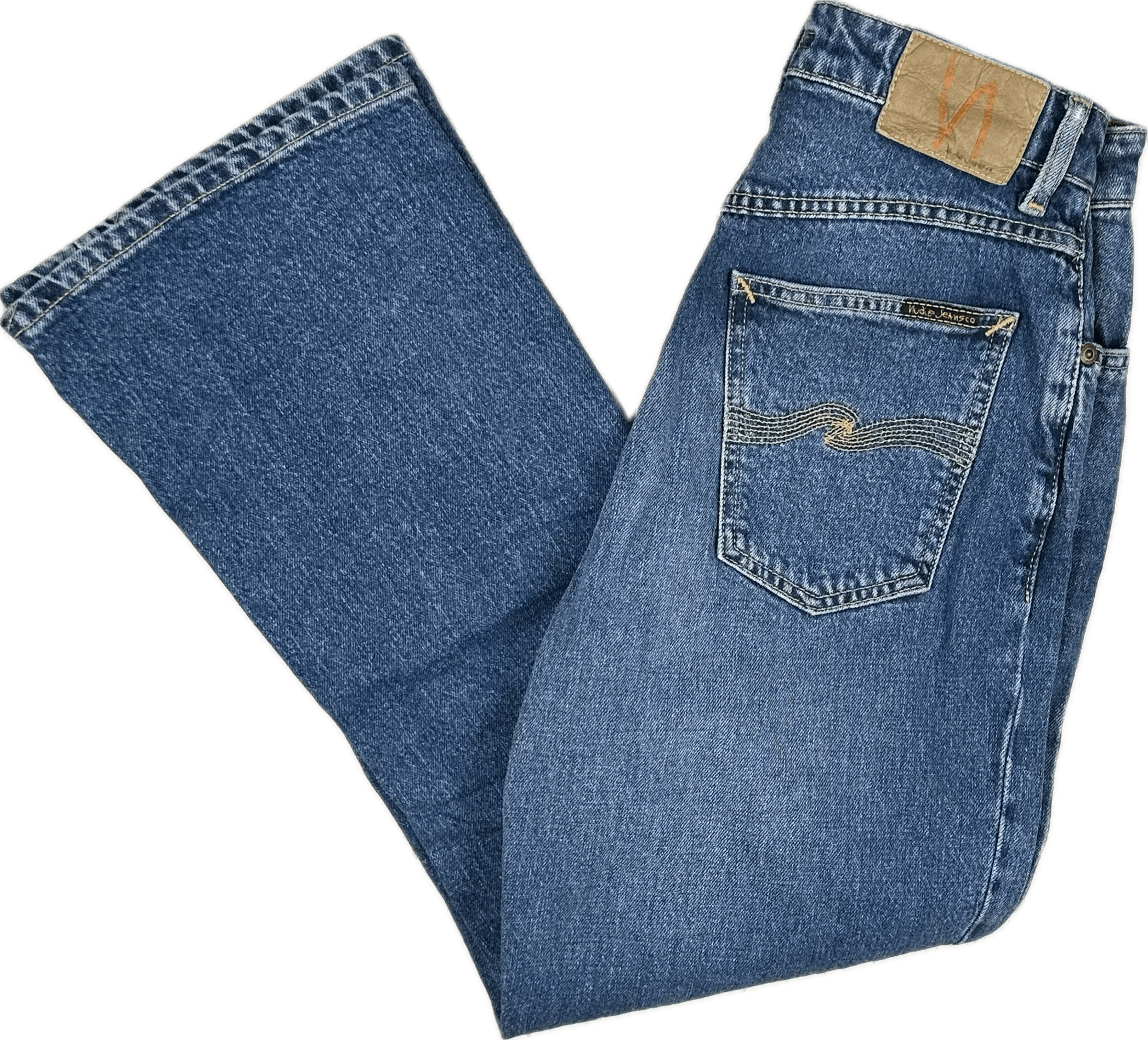 Nudie Jeans Co. 'Rowdy Ruth' French Blue Wash Jeans - Size 28 — photo 2 of 9