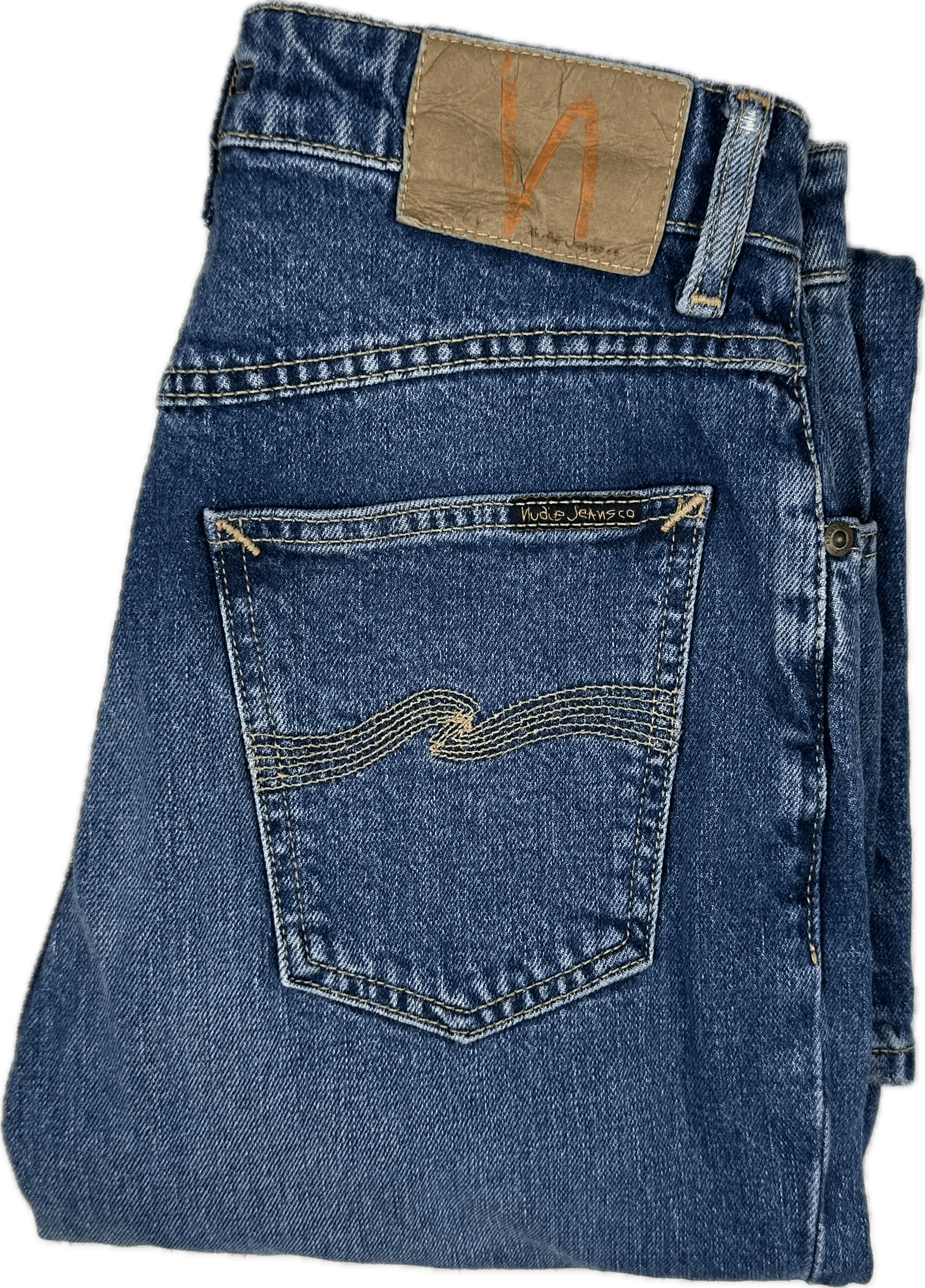 Nudie Jeans Co. 'Rowdy Ruth' French Blue Wash Jeans - Size 28 — photo 6 of 9
