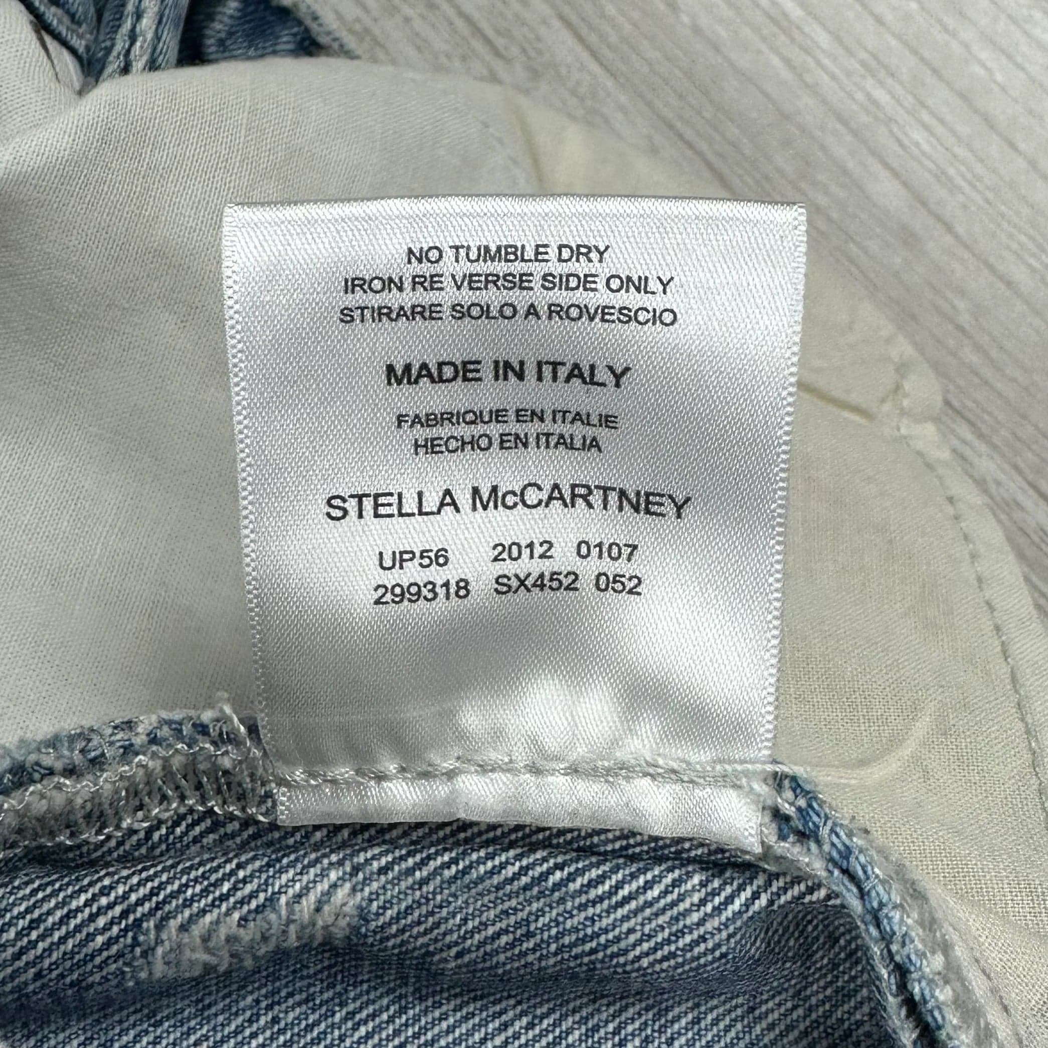 Stella McCartney Ladies Boyfriend Relaxed Cuffed Jeans - Size XS or 25 — photo 6 of 9