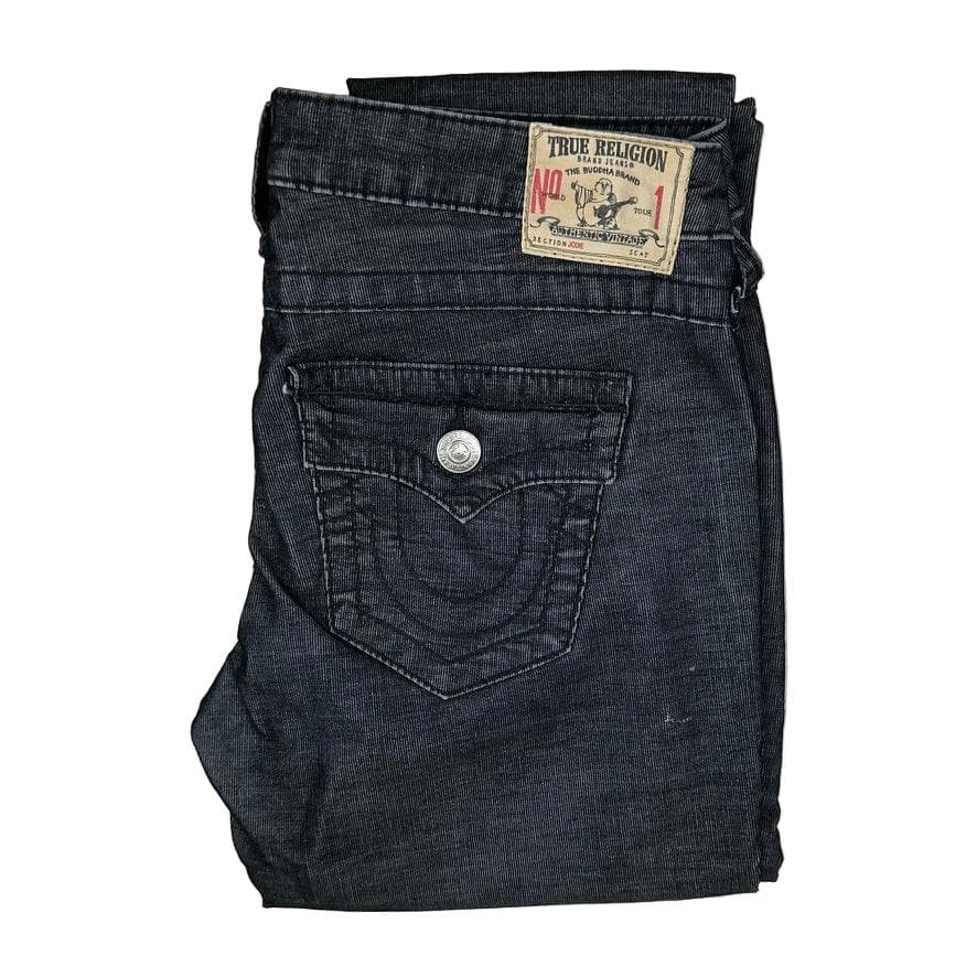 True Religion Charcoal Cord Stretch 'Jodie' Jeans- Size 28 — photo 2 of 6