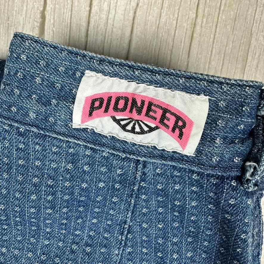Vintage 80's Pioneer Pleat Front Tapered Jeans- Suit Size 4 — photo 4 of 8