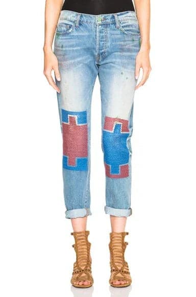 NWT - Sandrine Rose Re-Worked Original Handmade in USA Jeans - Size 25 — photo 11 of 11