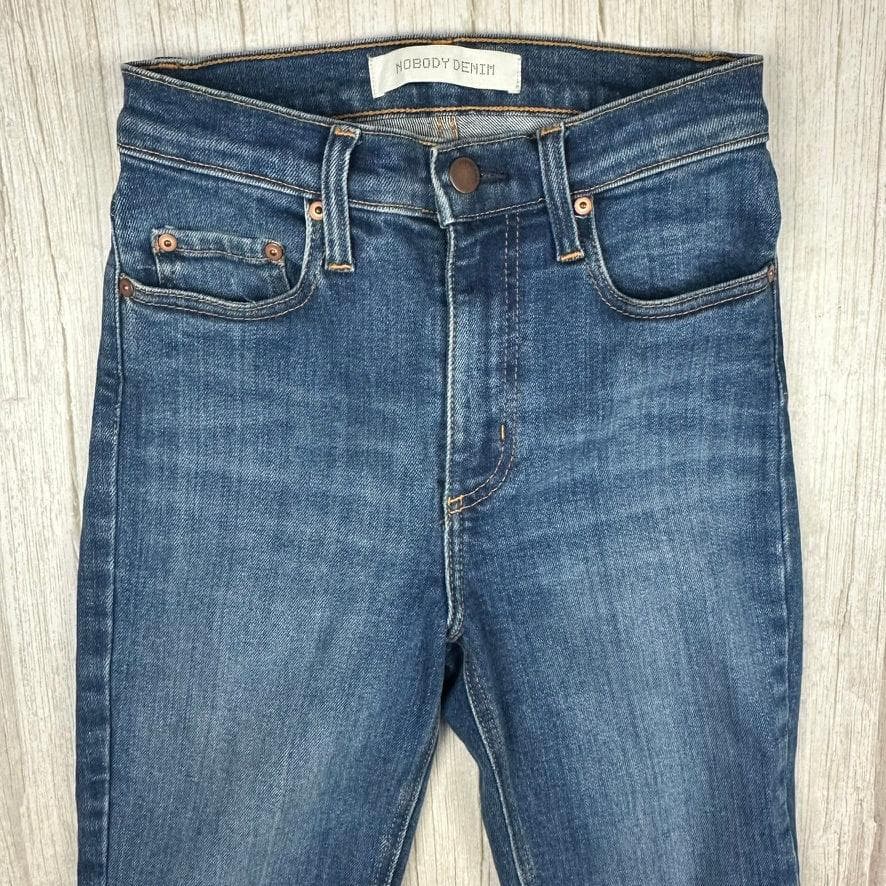 NOBODY Cult Skinny Split- Prime Wash Jeans- Size 25 — photo 2 of 9
