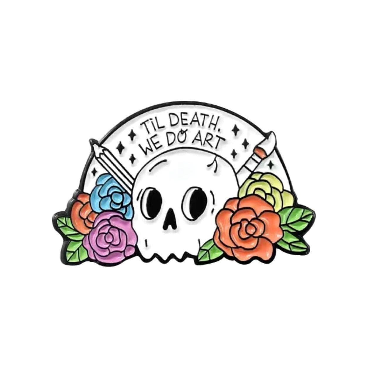 Till Death we do Art - Enamel Pin — photo 1 of 2