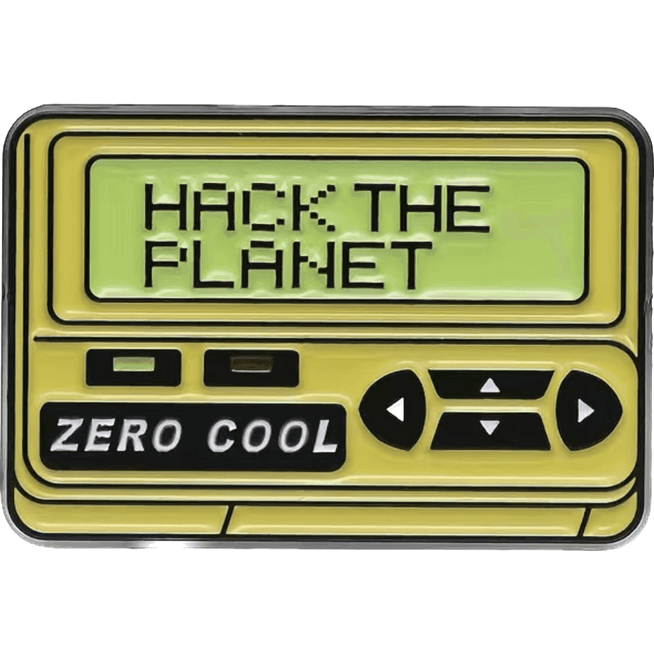 Hack The Planet - Hackers Enamel Pin