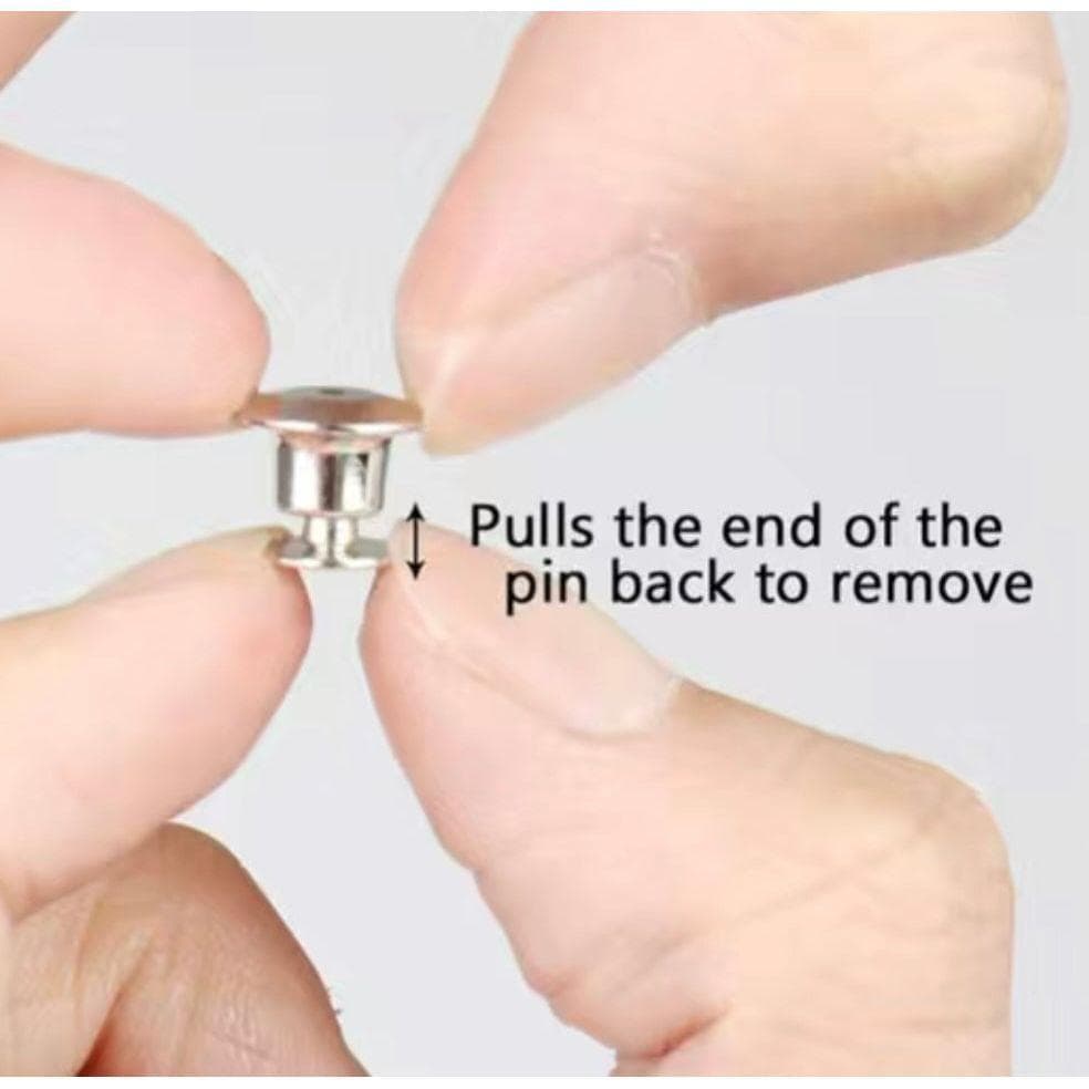 Enamel Pin Back Locking Nuts x2 — photo 2 of 3