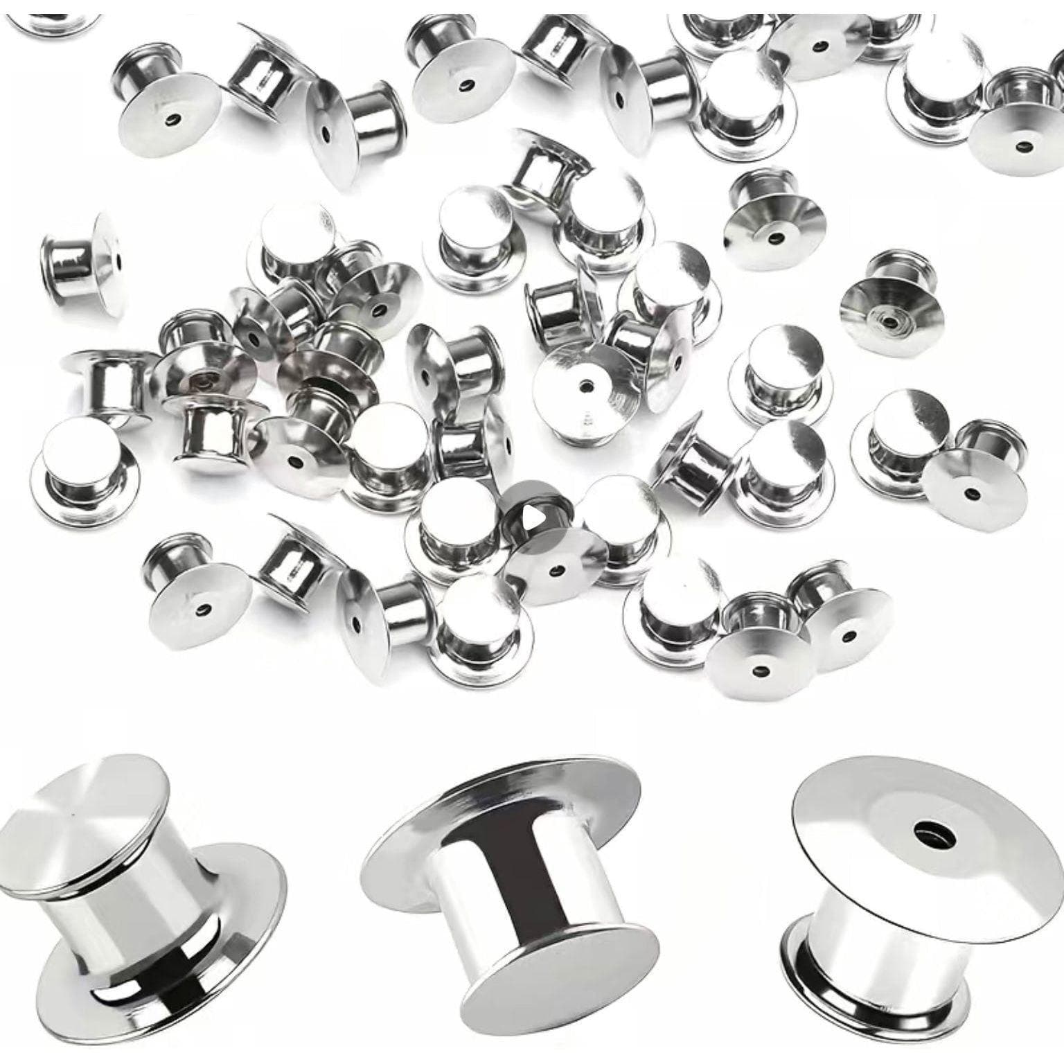 Enamel Pin Back Locking Nuts x2 — photo 3 of 3