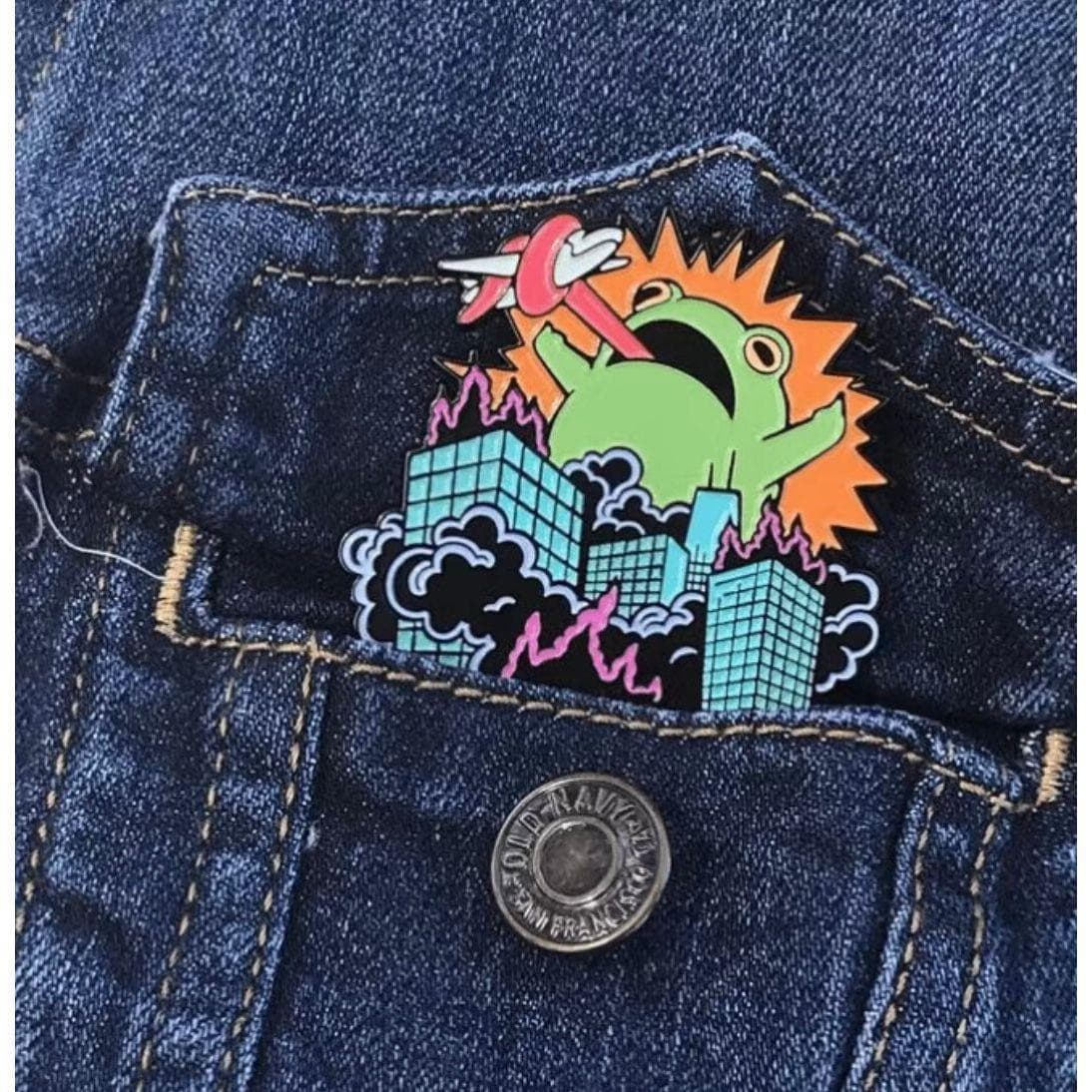 Frog Monster - Enamel Pin — photo 2 of 3