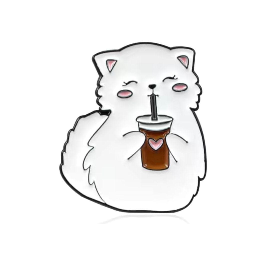 Bubble Tea Cat - Enamel Pin — photo 1 of 3