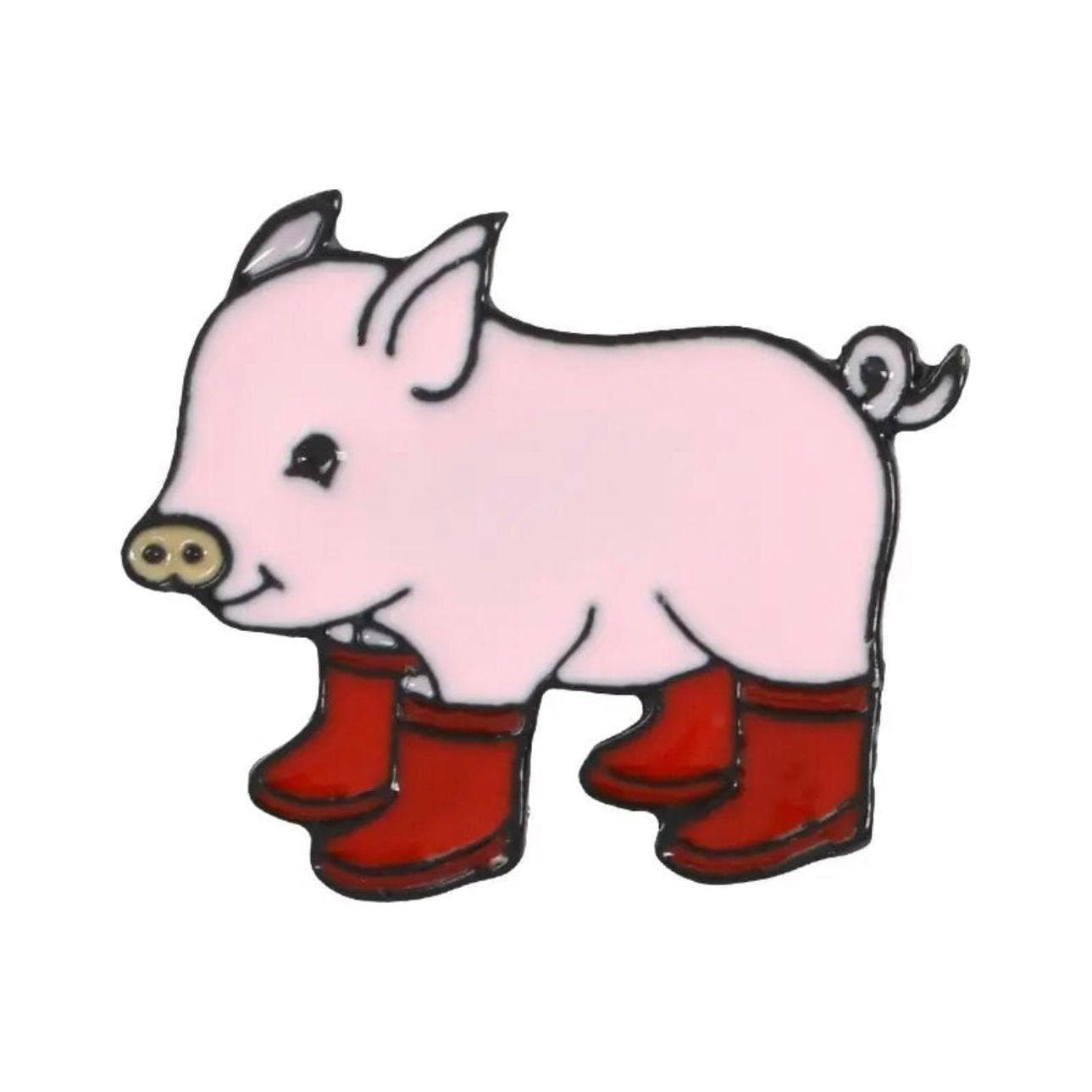 Pig in Gumboots - Enamel Pin