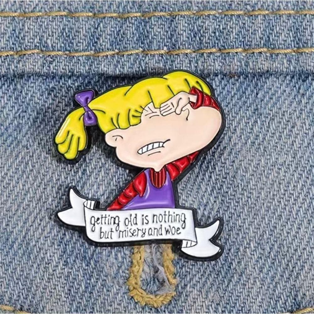 Getting Old - Enamel Pin — photo 2 of 3