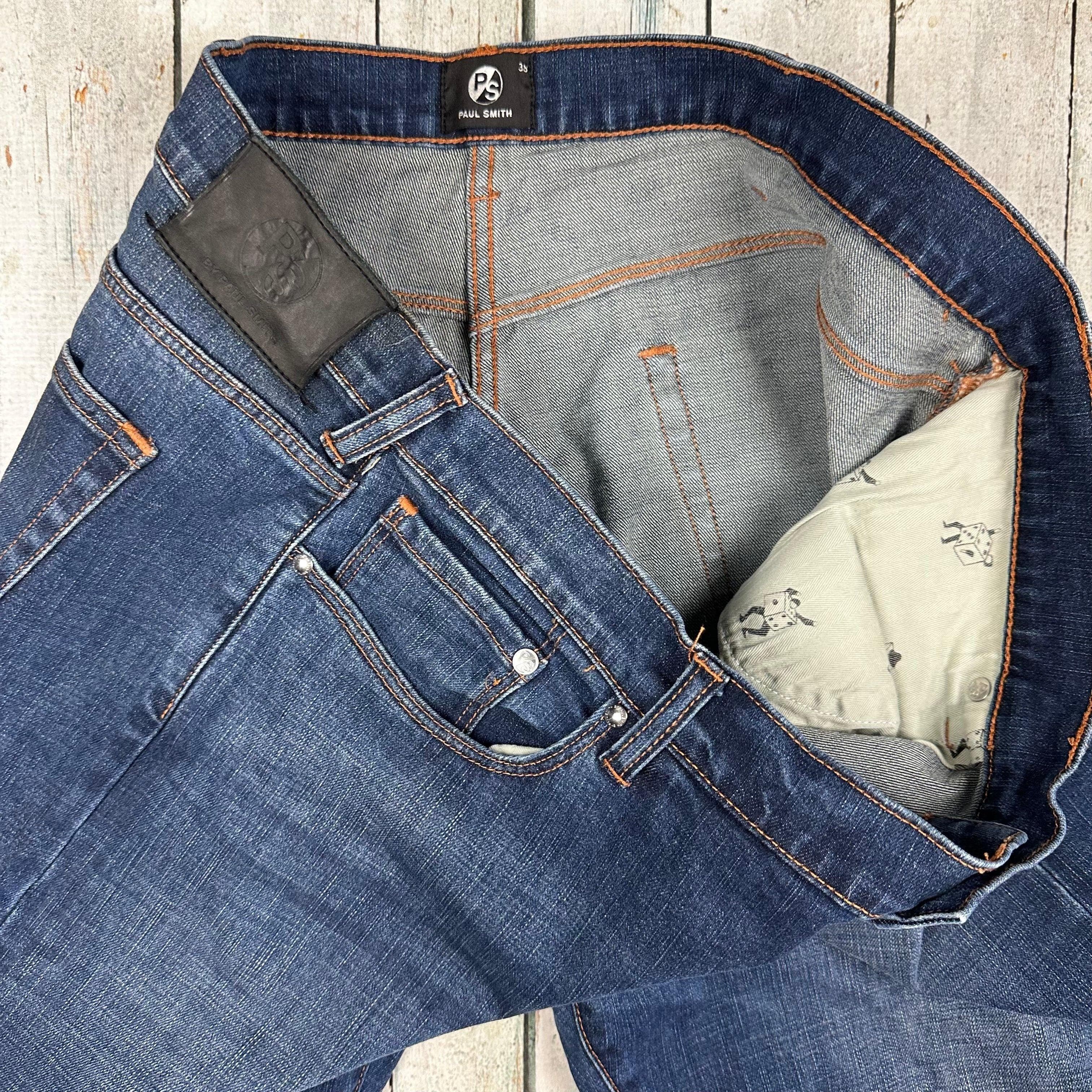Paul Smith Straight Leg Denim Jeans - Size 38R — photo 4 of 6