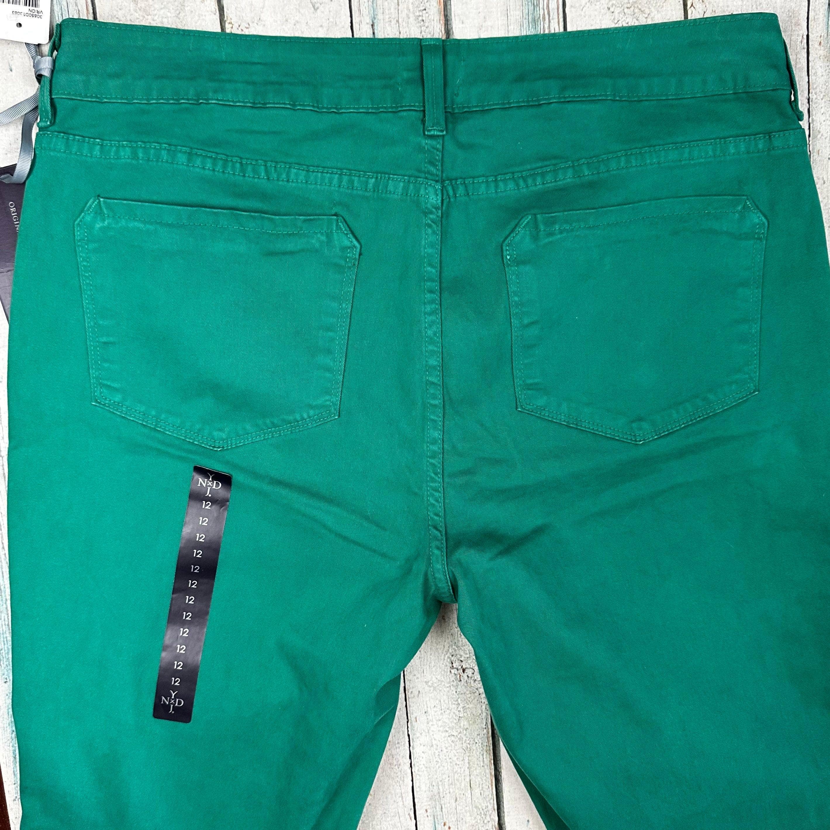 NWT - NYDJ 'Alisha' Fitted Ankle Jeans in Emerald -Size 12 US or 16 AU — photo 3 of 6