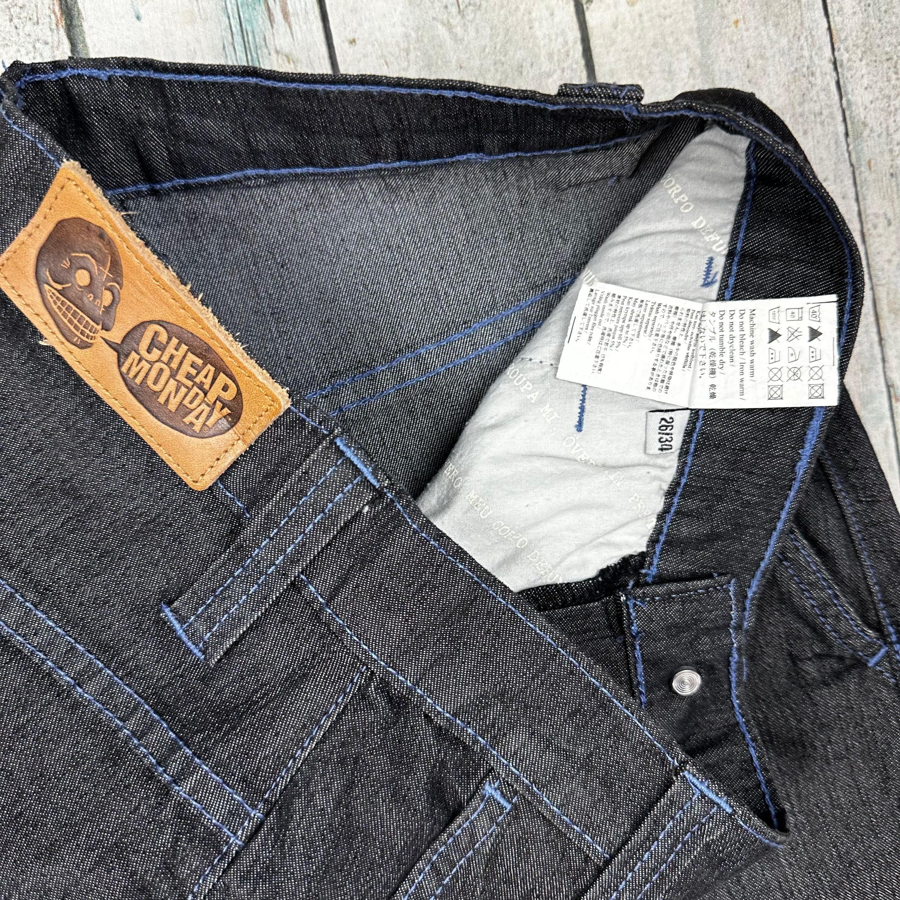 Cheap Monday 'Wide Pant' Black Baggy Jeans - Size 26/34 — photo 5 of 7