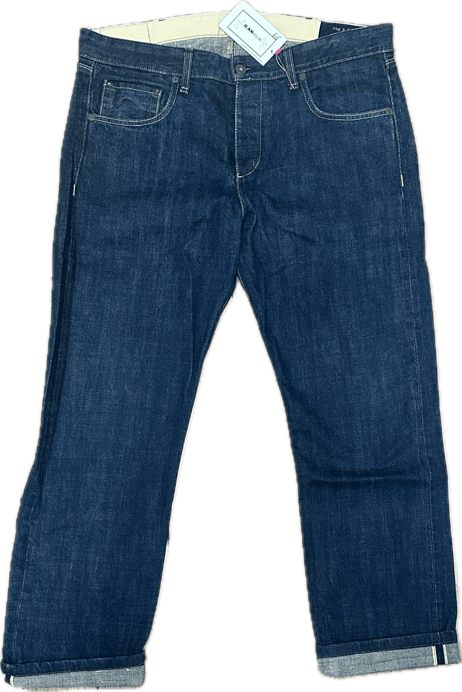 Rag & Bone Mens Slim Straight Selvedge Archive Jeans - Size 34 — photo 2 of 10