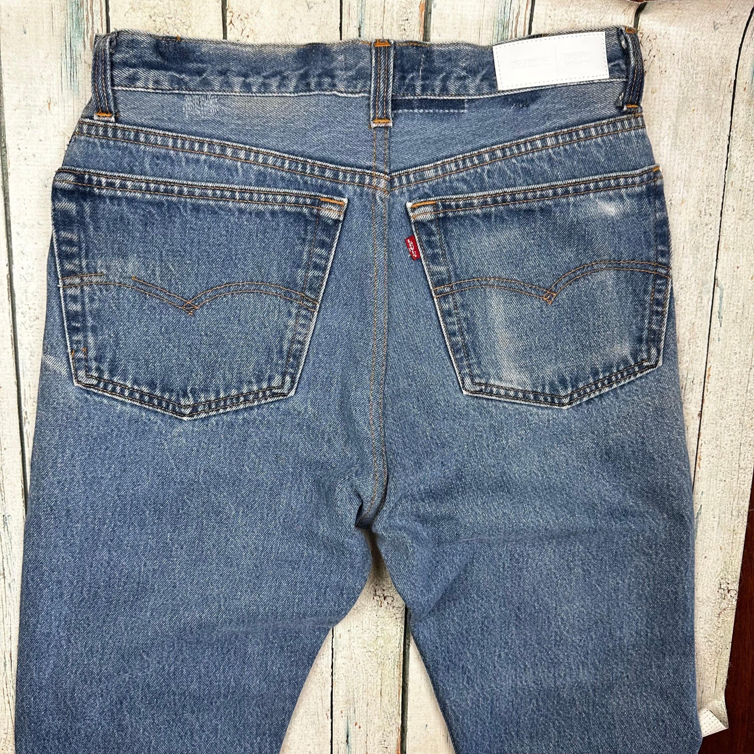 RE/DONE High Rise Ankle Crop Jeans -Size 27 — photo 6 of 8