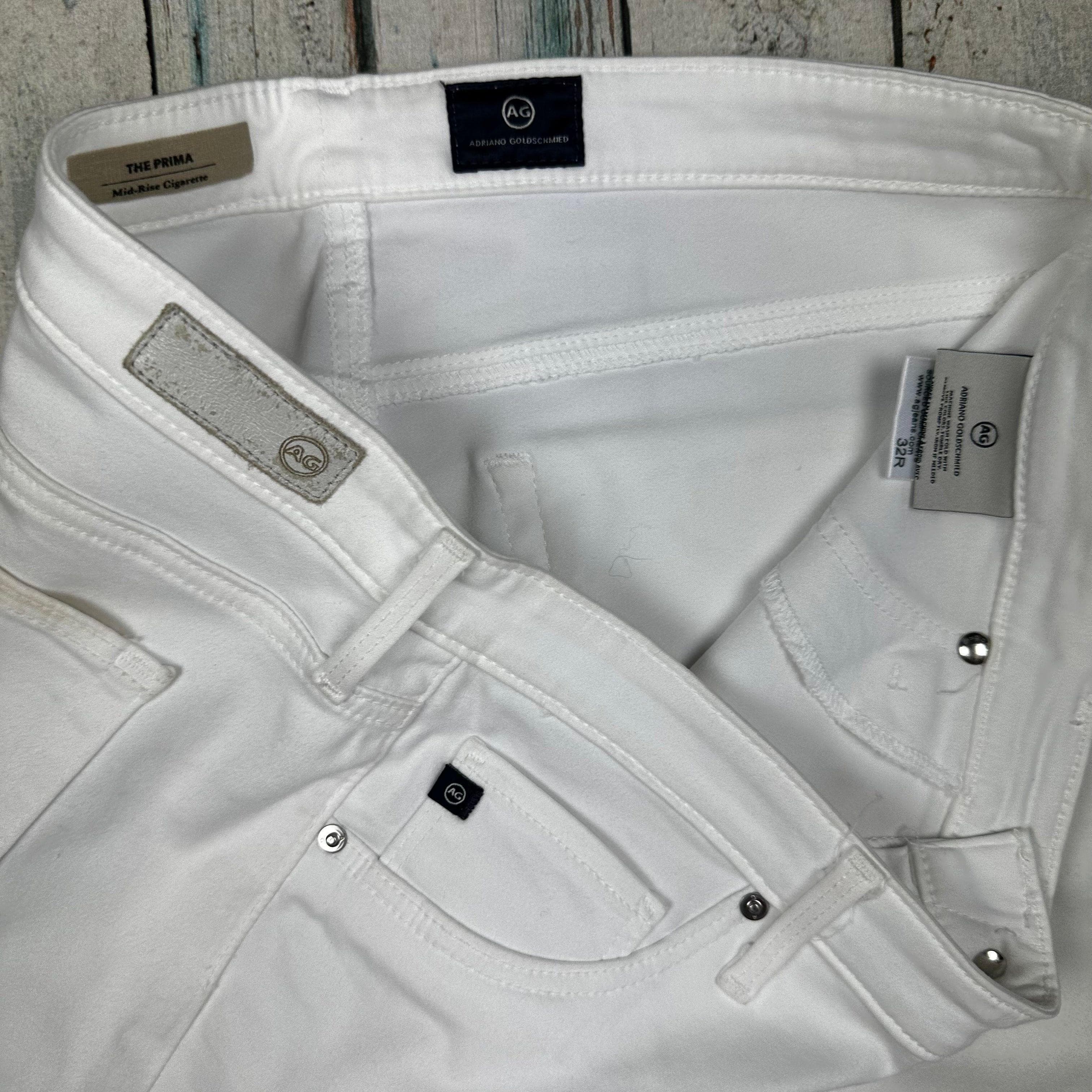 AG Adriano Goldschmied 'the Prima' Mid Rise Cigarette Jeans- Size 32R — photo 6 of 7