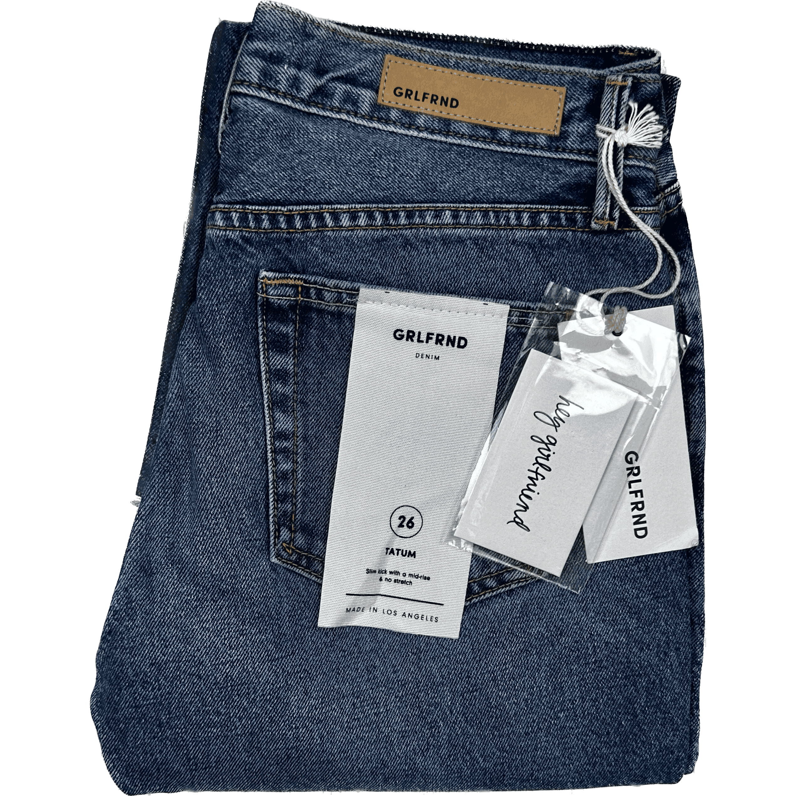 NWT - GRLFRND Ladies Mid Rise 'Tatum' Jeans -Size 26 — photo 3 of 6