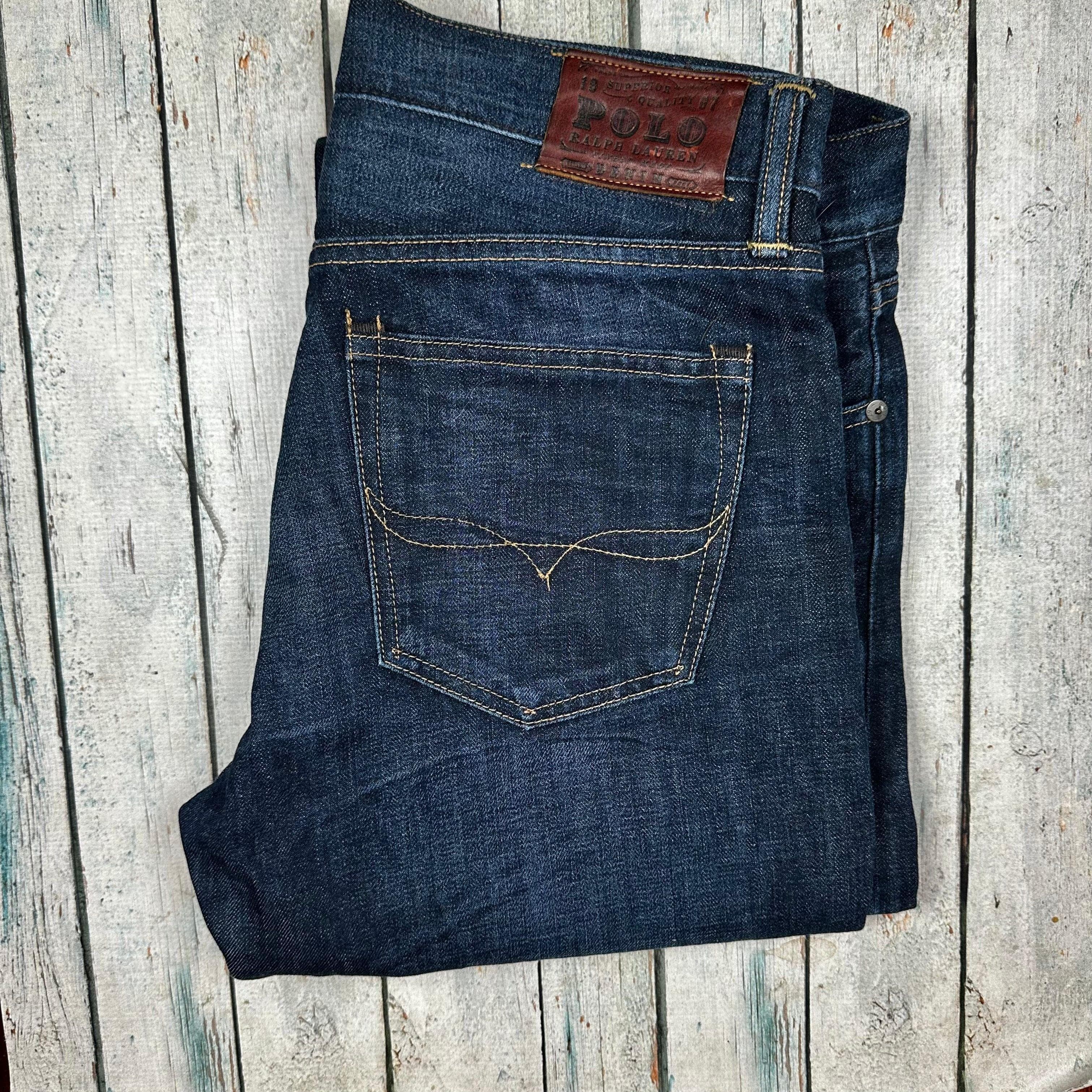 Polo by Ralph Lauren Men's Slim Straight Denim Jeans - Size 34/33 — photo 6 of 7