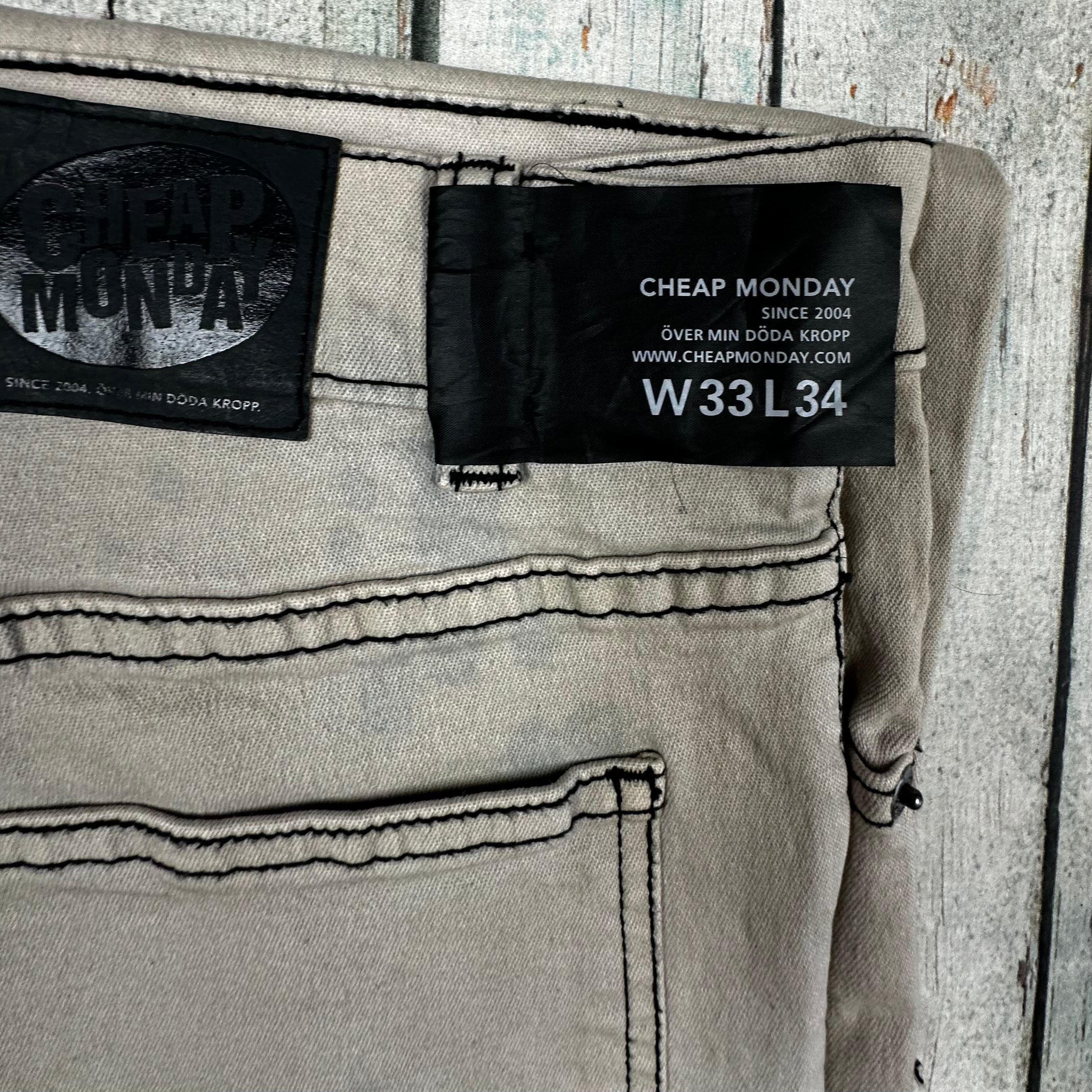 NWT - Cheap Monday 'Tight Dirt' Skinny Jeans - Size 33//34 — photo 4 of 5