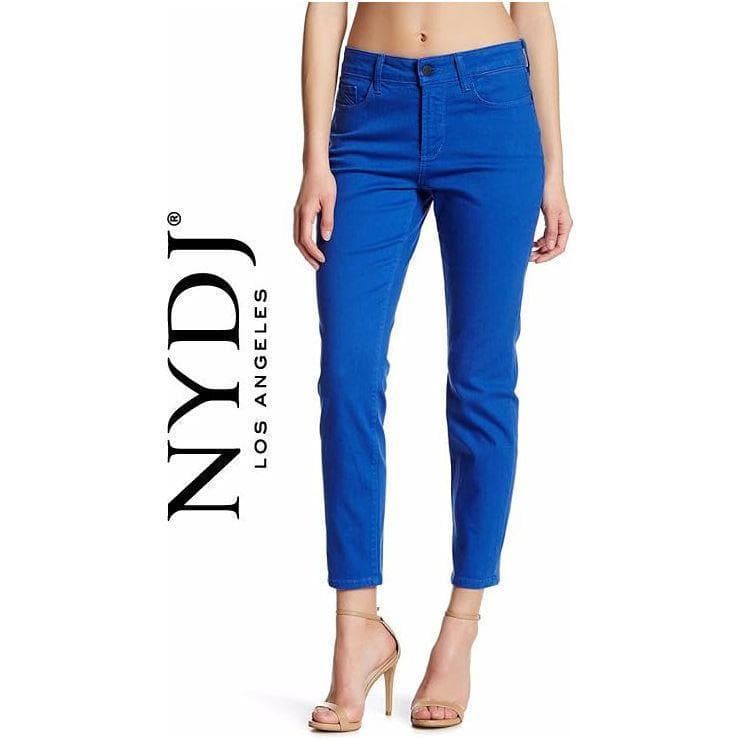 NWT - NYDJ 'Clarissa' Fitted Ankle Jeans in Bellflower -Size 12 US or 16 AU — photo 1 of 4