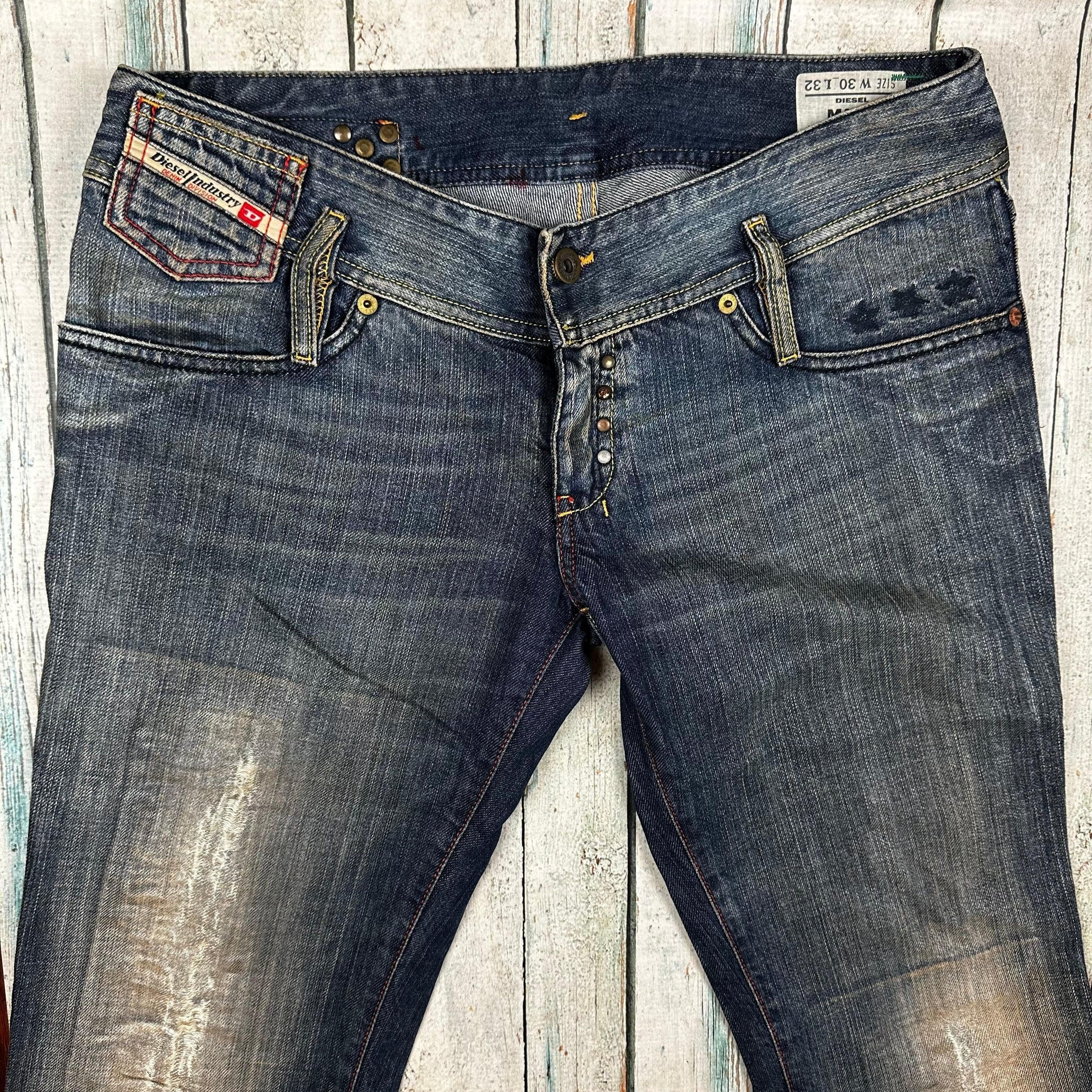 Diesel 'Matic' Straight Leg Rhinestone Jeans Size - 30/32 — photo 3 of 9