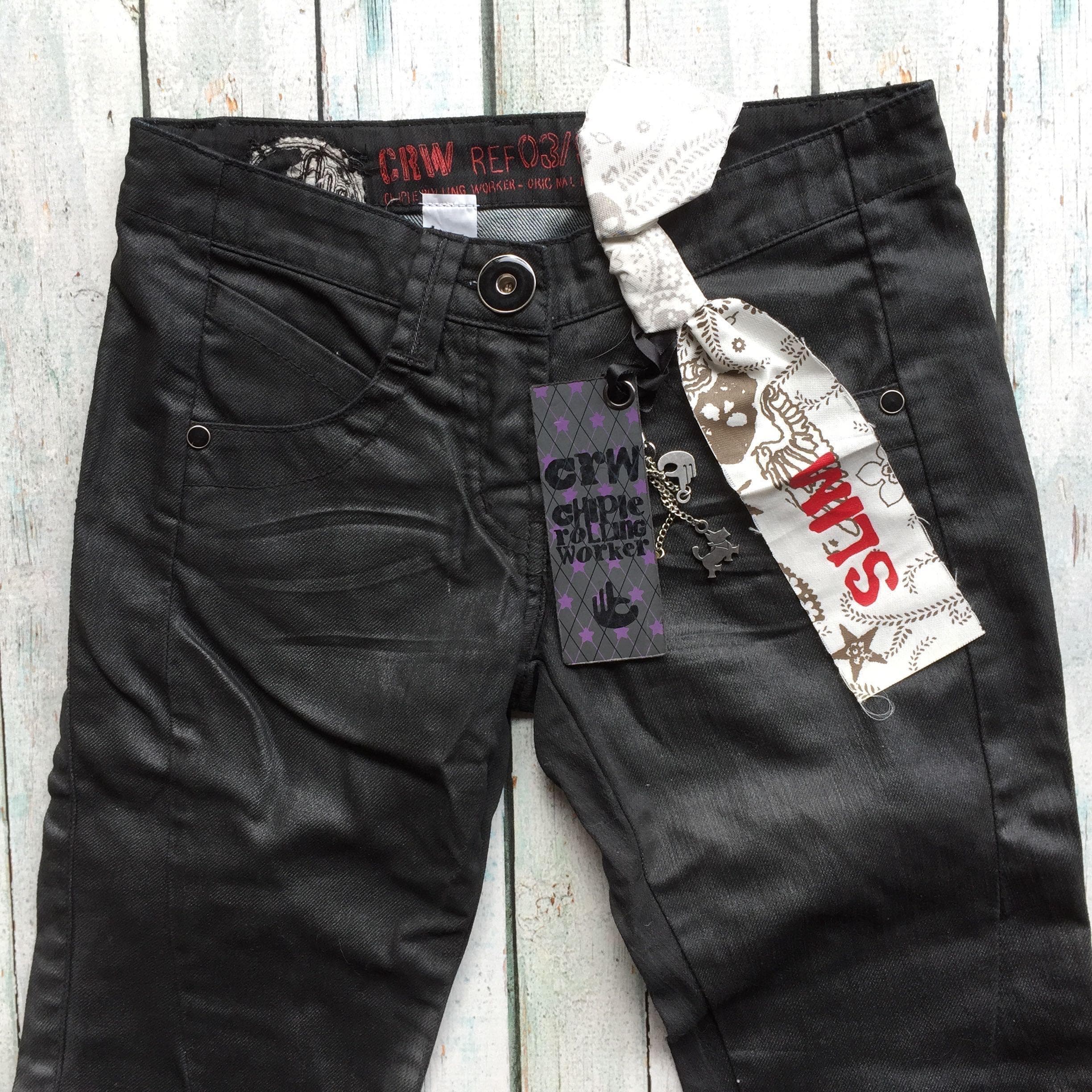 Brand New - Chipie 'Kill 80's' Coated Jeans- Size 26 — photo 3 of 7