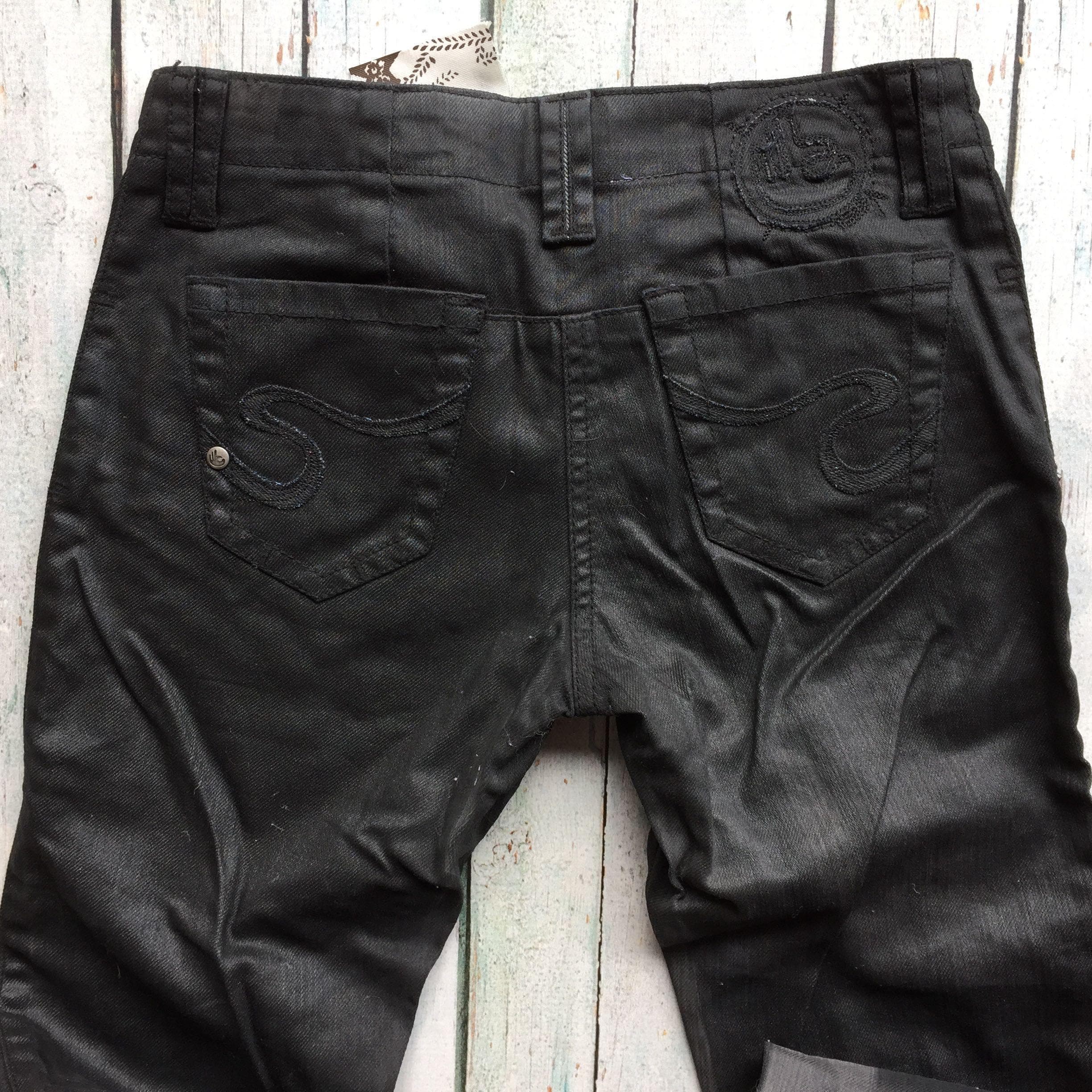 Brand New - Chipie 'Kill 80's' Coated Jeans- Size 26 — photo 6 of 7