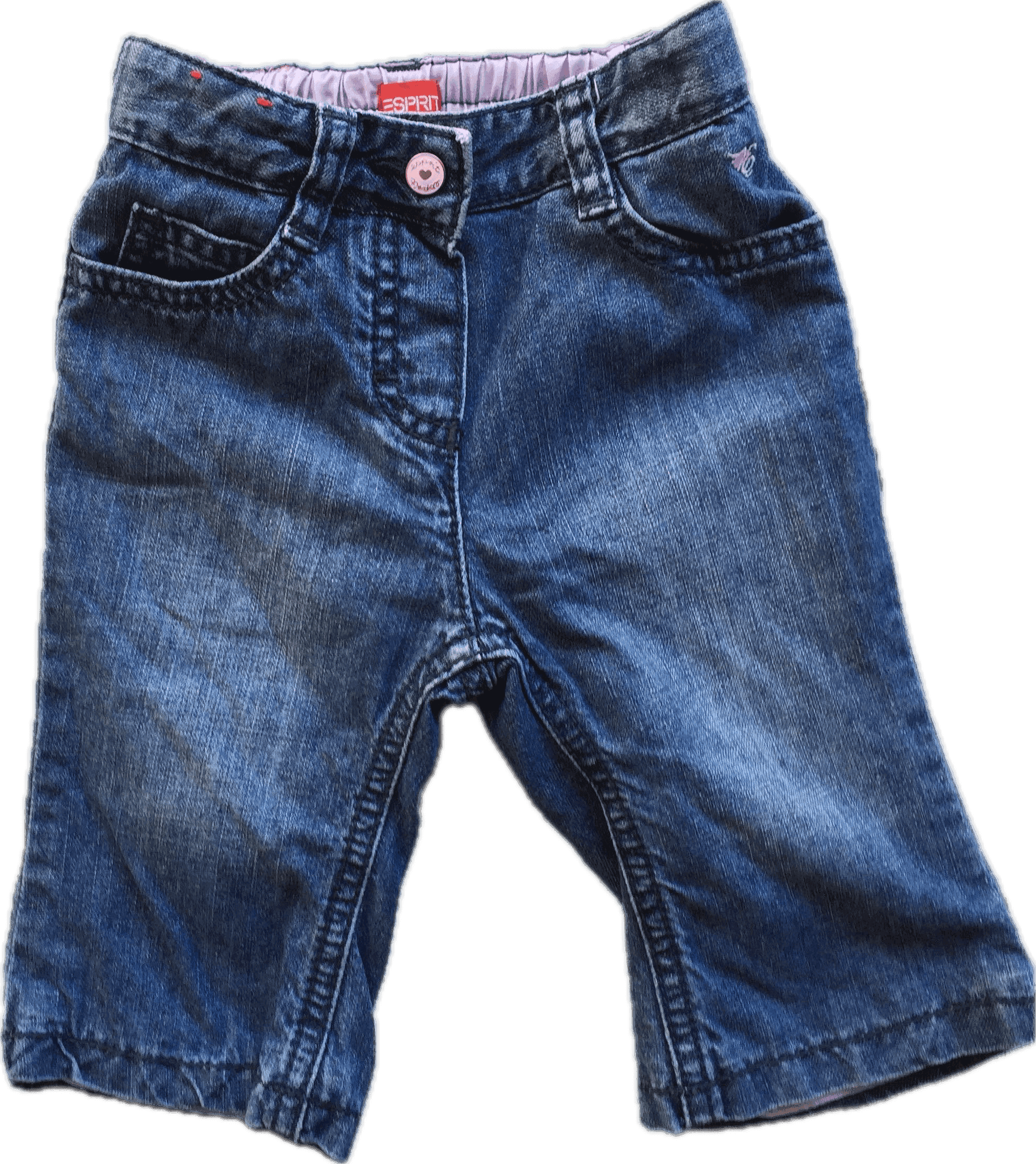 Esprit Girls Jersey Lined Denim Jeans - Size 6M — photo 1 of 8