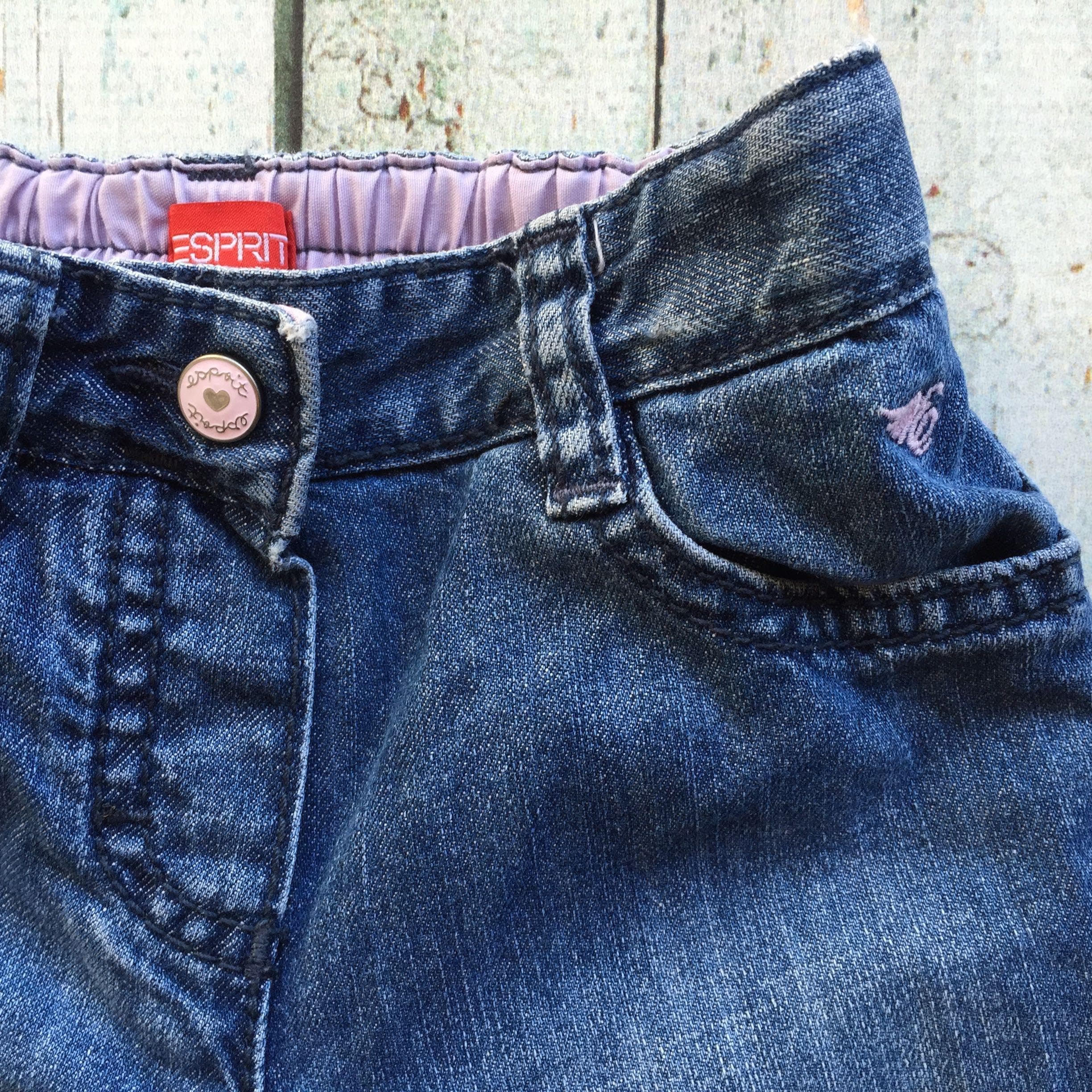 Esprit Girls Jersey Lined Denim Jeans - Size 6M — photo 3 of 8