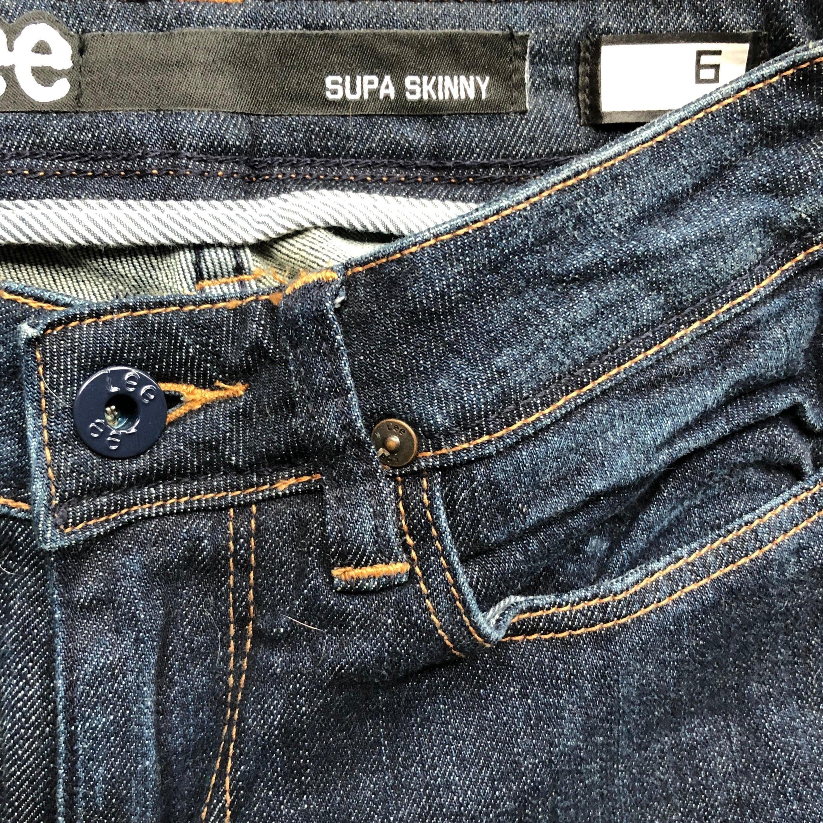 Lee 'Supa Skinny' Stretch Jeans - Size 6 — photo 2 of 6