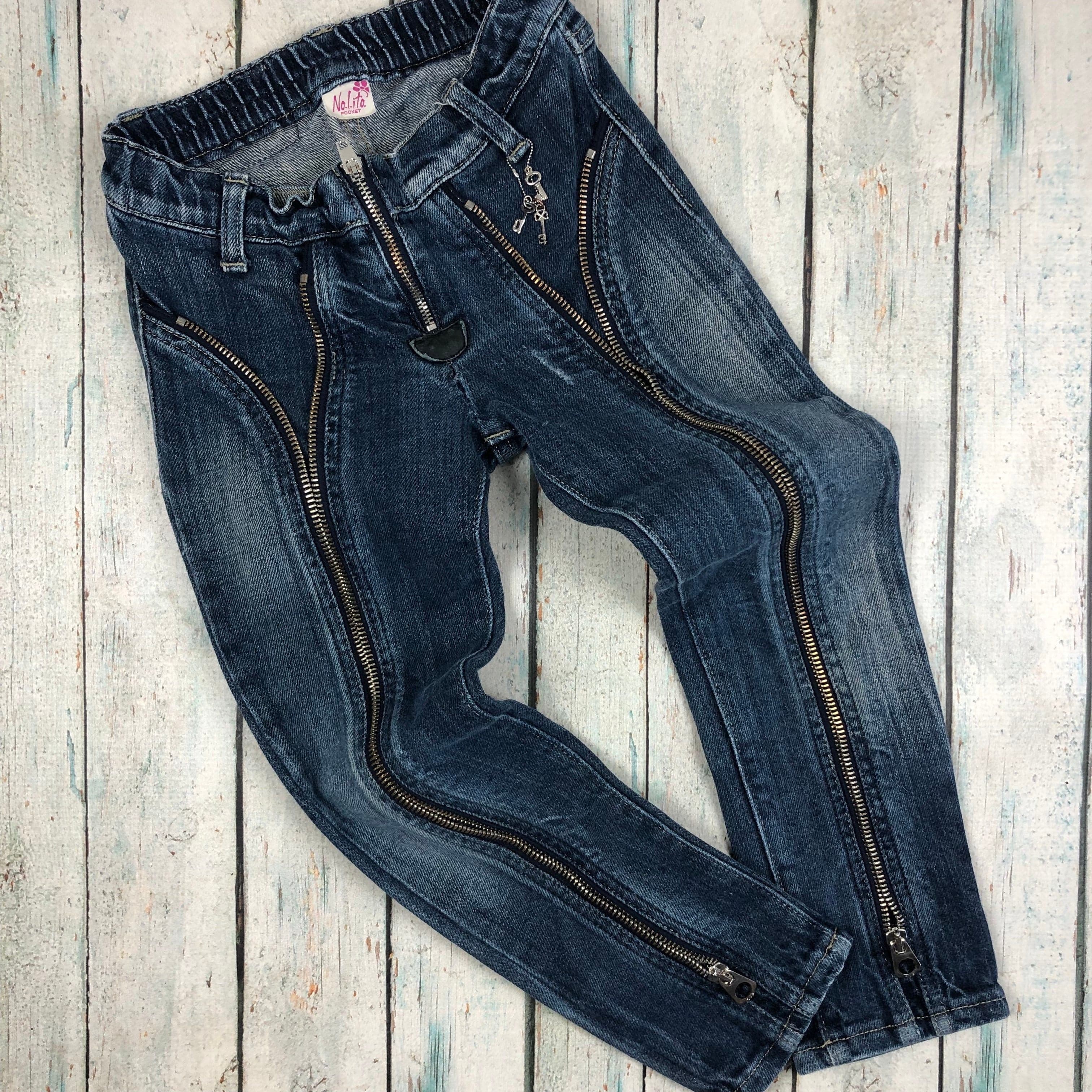 Nolita Pocket Girls 'Zip' Jeans - Size 4 — photo 9 of 10