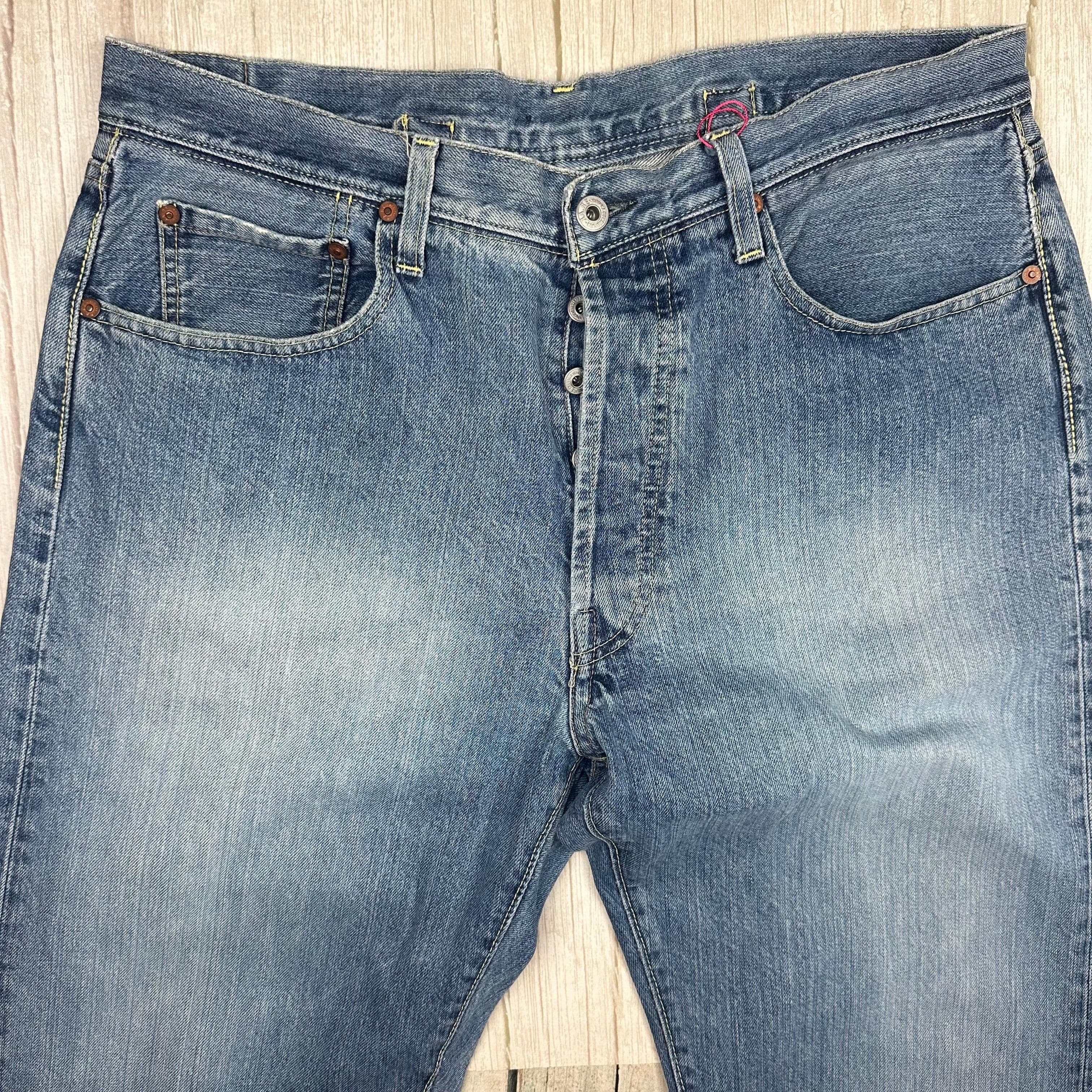 RA-RE Rag Recycle Y2K Mens Italian Relaxed Fit Jeans - Size 36 — photo 5 of 9