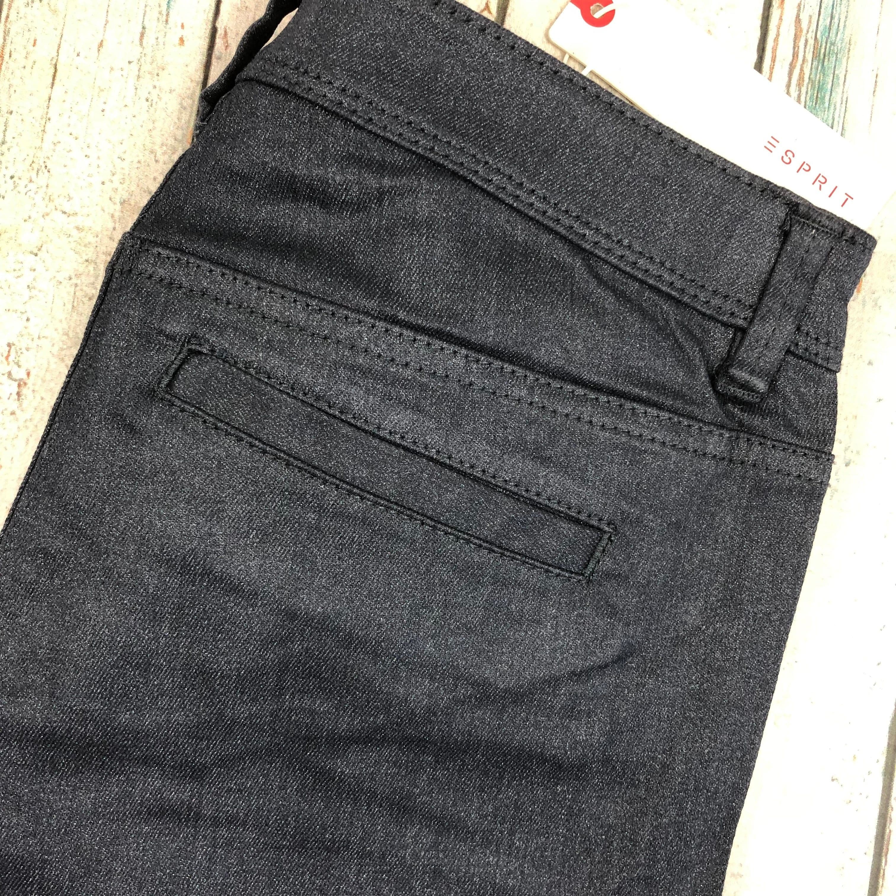 NWT- Esprit 'Slim Leg Jambes Etroites' Coated Denim Jeans - Size 8 — photo 3 of 6