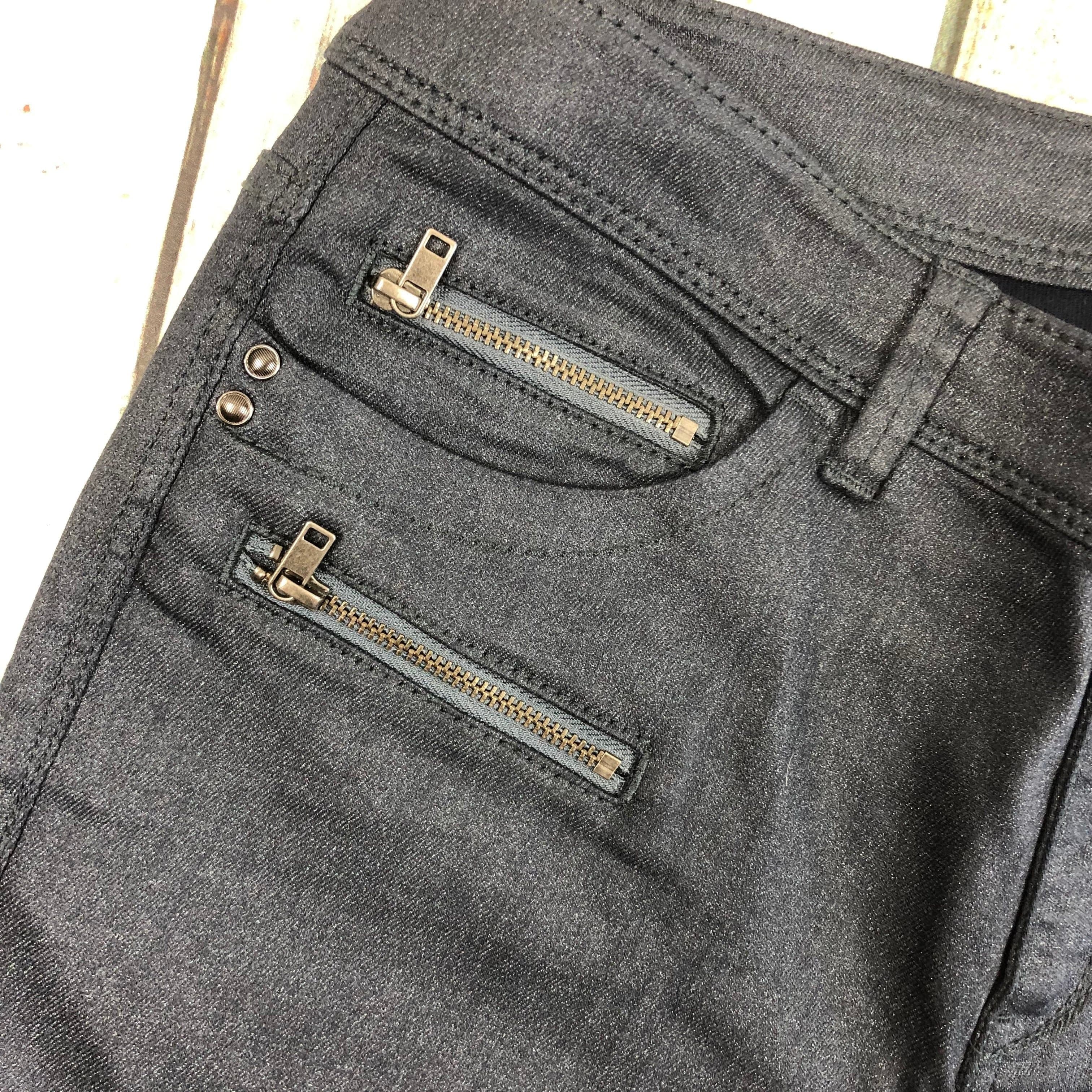 NWT- Esprit 'Slim Leg Jambes Etroites' Coated Denim Jeans - Size 8 — photo 6 of 6