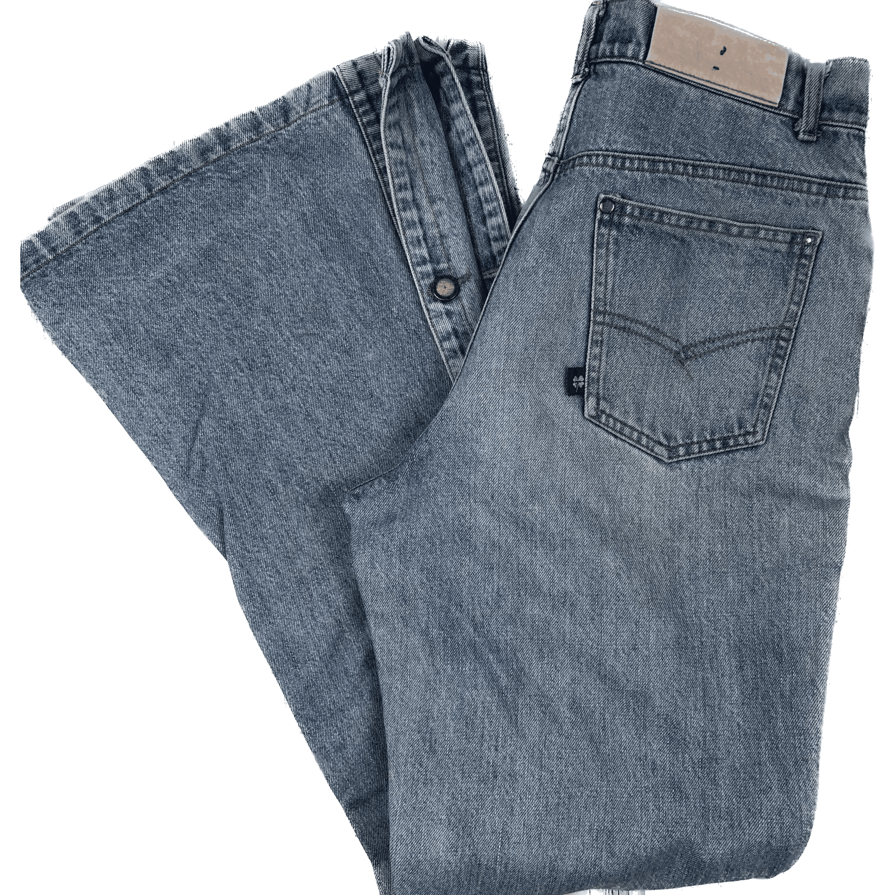 Australian Kerry McGee Vintage 1980's Button Leg Flared Jeans- Suit Size 10 — photo 4 of 9