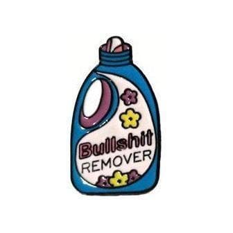 Bullshit Remover - Laundry Bottle Shaped- Enamel Pin