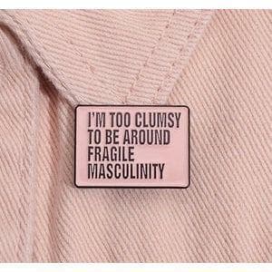 'I am too clumsy……' - Enamel Pin — photo 2 of 2