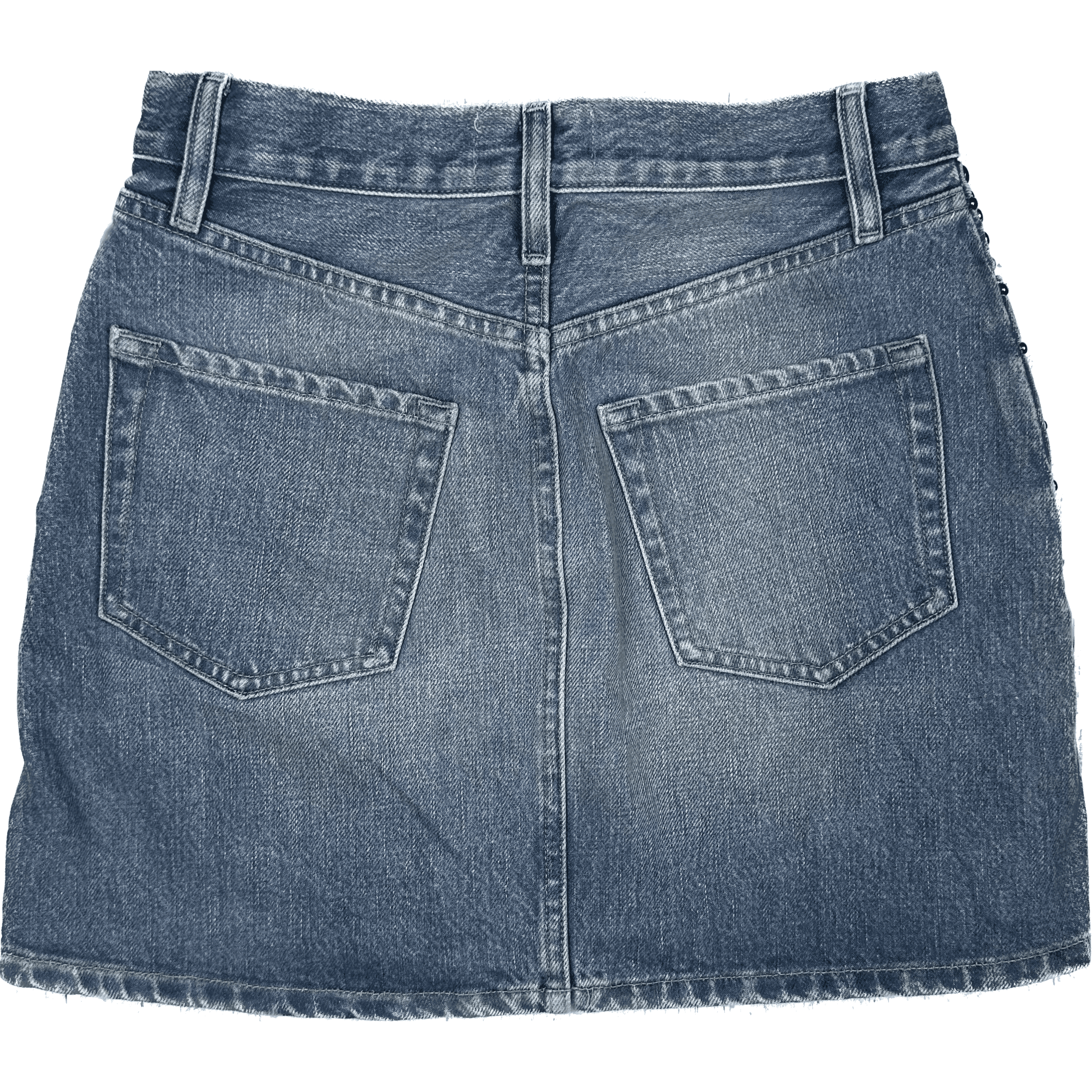 NEW - Frame USA Denim 'Elsden' Studded Skirt - Size 25 — photo 6 of 9