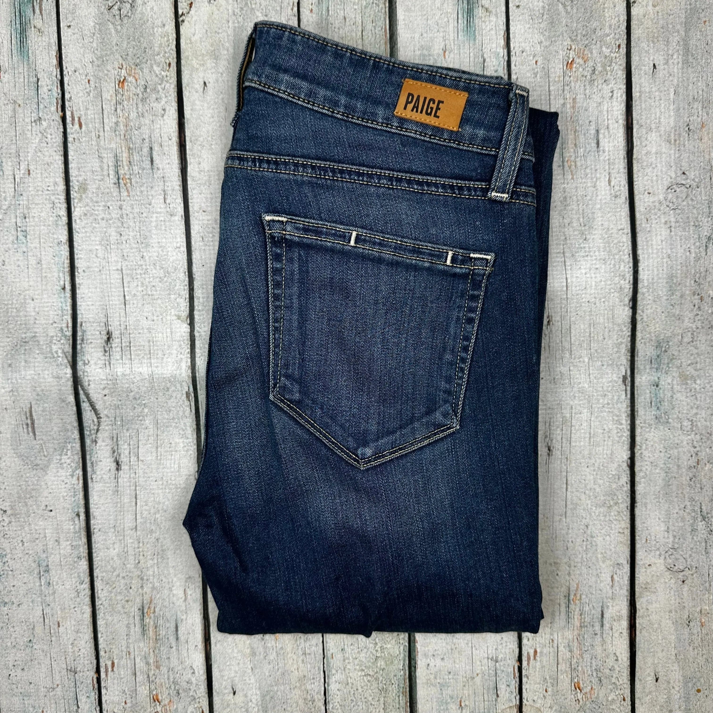 NEW- Paige Denim 'Verdugo Ultra Skinny' Blue Tristan Jeans- Size 25 — photo 7 of 9