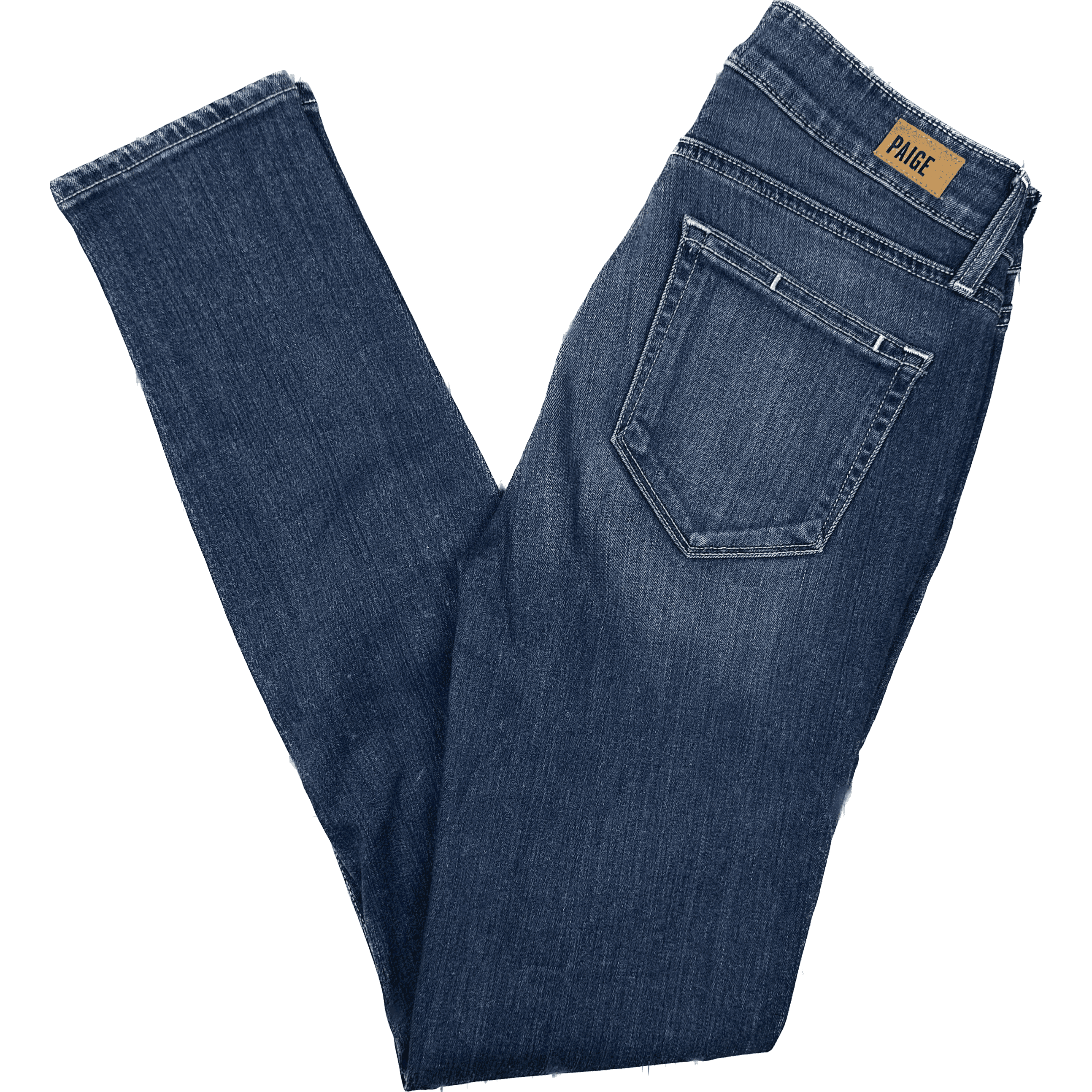 NEW- Paige Denim 'Verdugo Ultra Skinny' Blue Tristan Jeans- Size 25 — photo 9 of 9