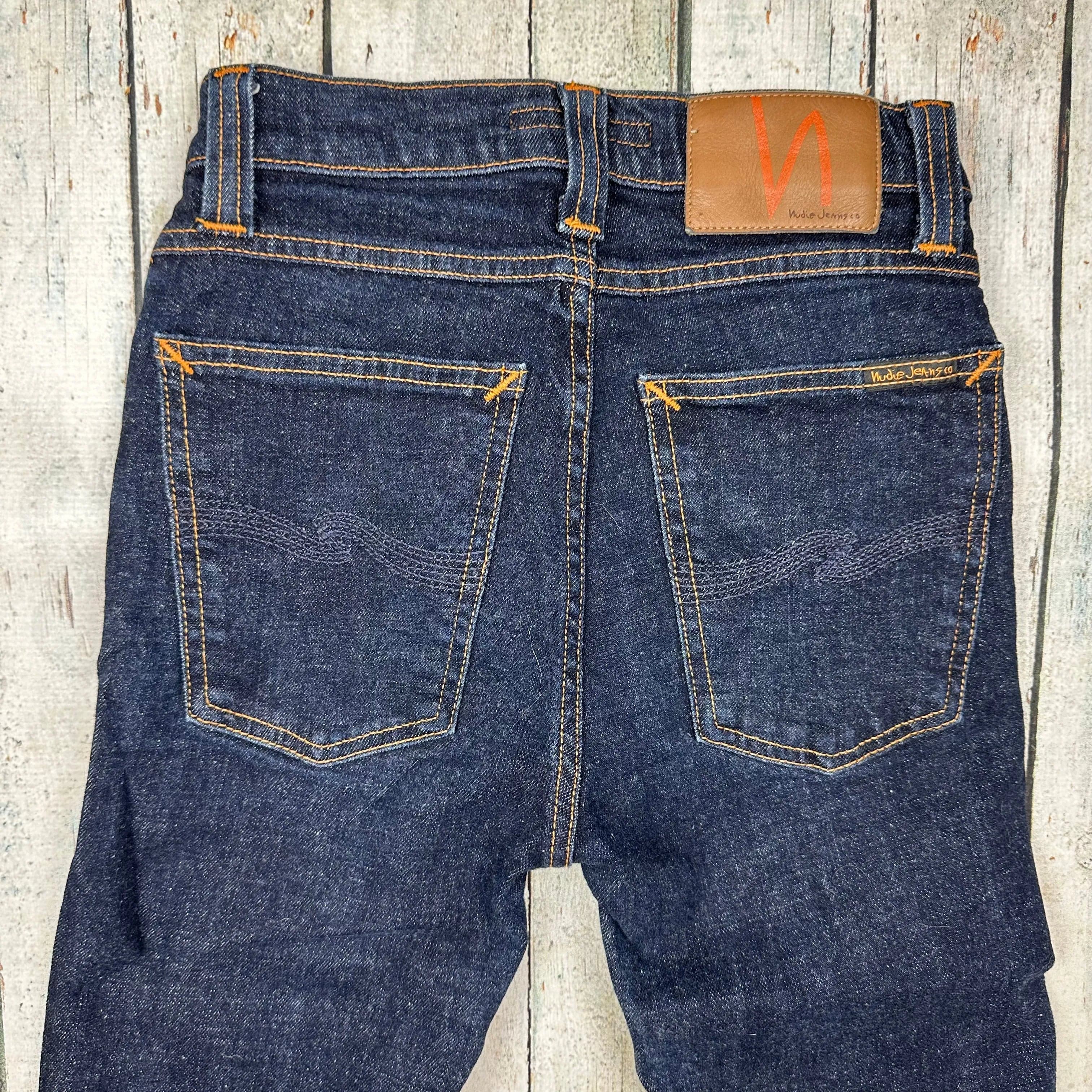 Nudie 'High Kai' Organic Twill Navy Wash Jeans- Size 25/32 — photo 5 of 8
