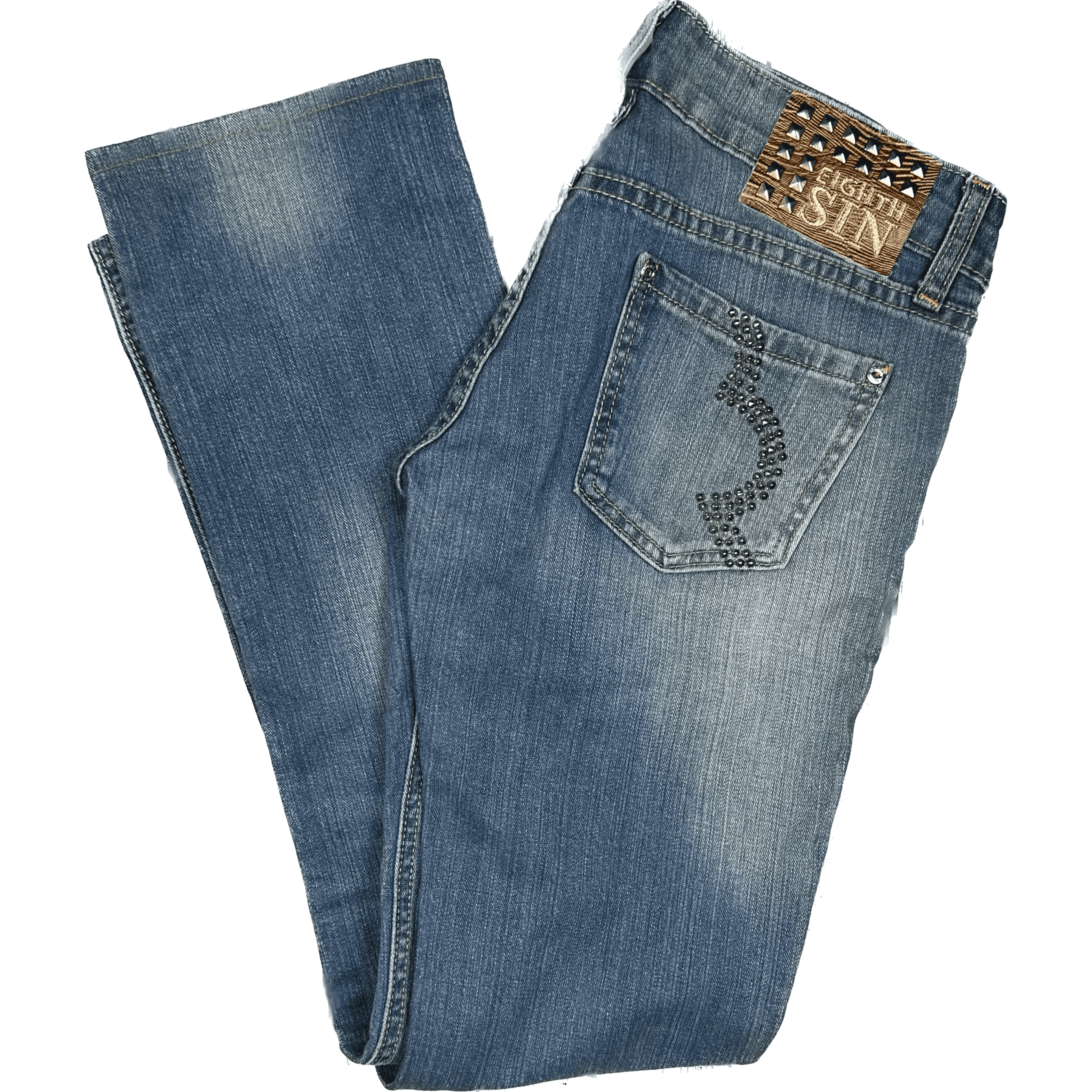 Eight Sin Ladies Super Low Rise Slim Leg Jeans -Size 27 — photo 1 of 6