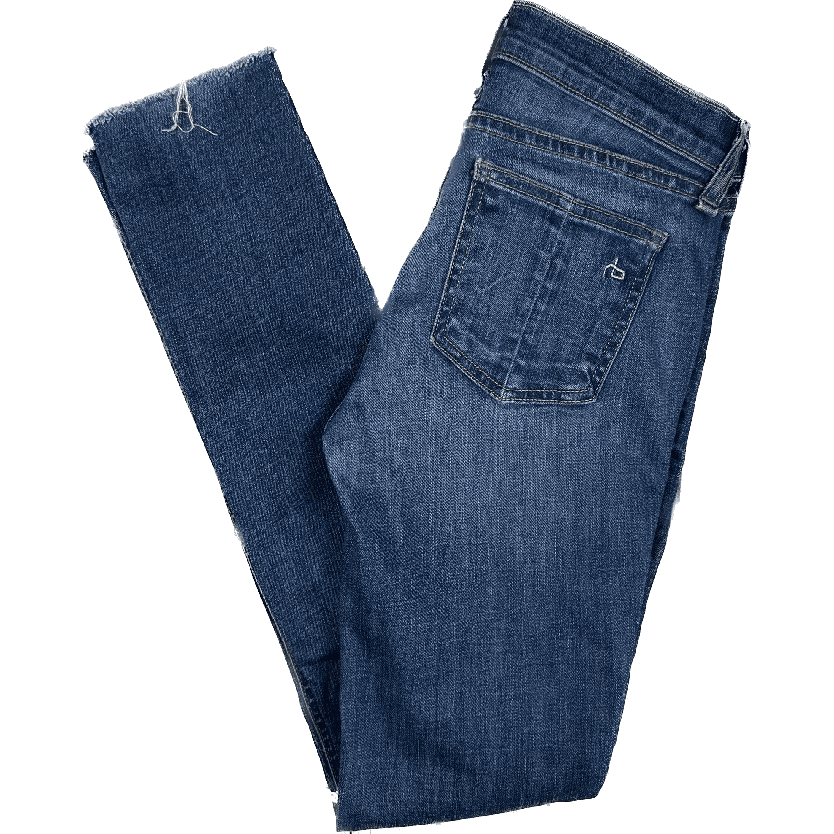 Rag & Bone 'Skinny' Low Rise Distressed Jeans- Size 25 — photo 1 of 6